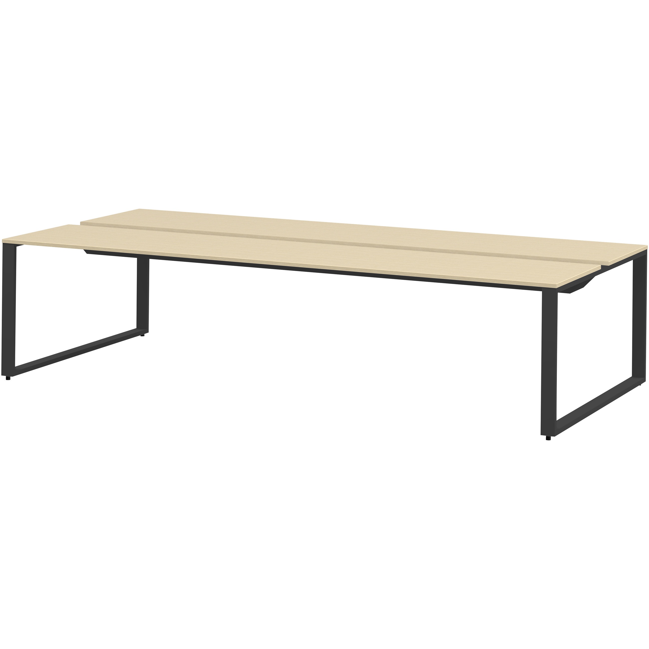 JWL-304GEW1-TA ノットワーク ワークテーブル両面タイプ 単独型 W3000×D1400<配送時組立サービス付> イトーキ ブラック 高さ720mm  JWL-304GEW1-TA