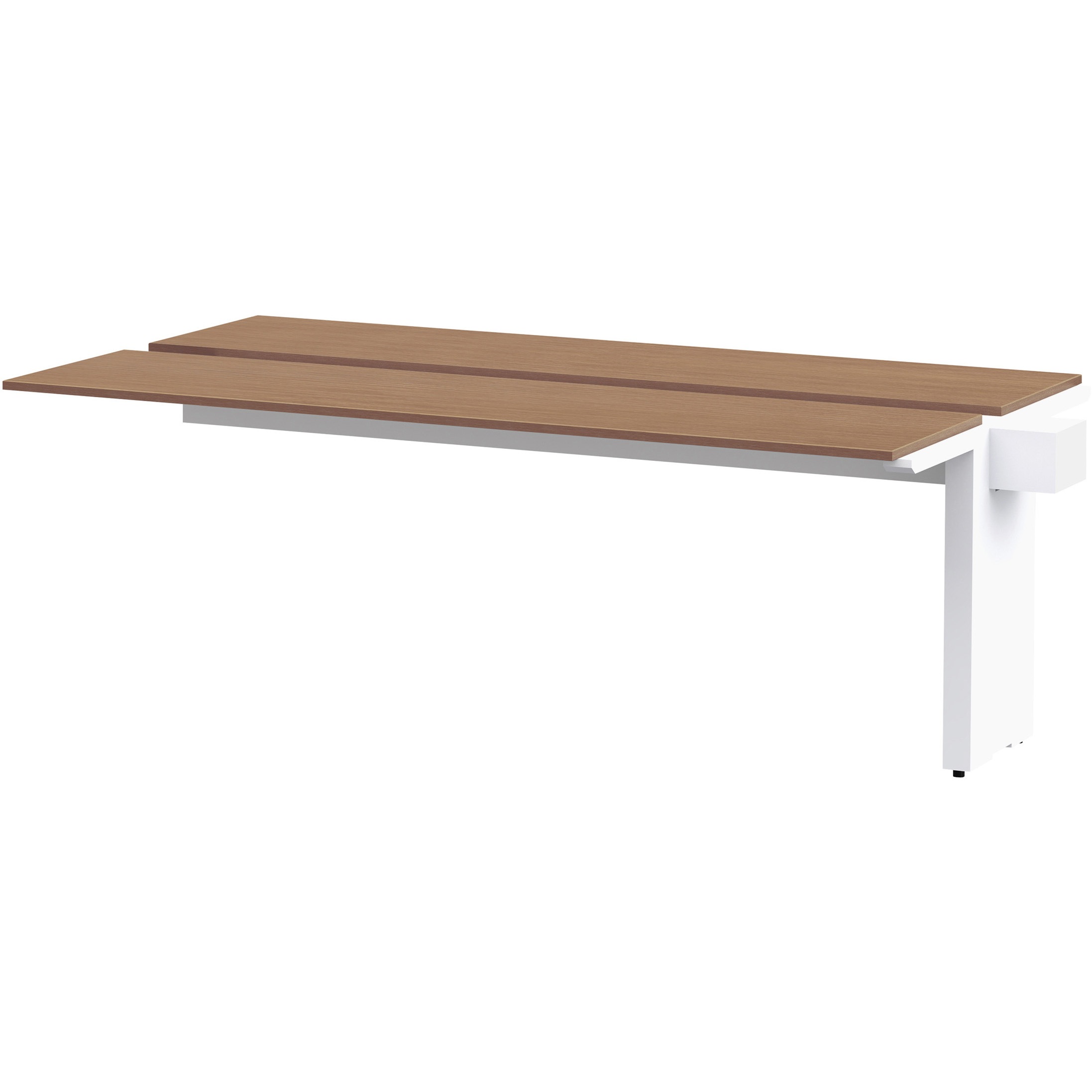 JWL-202TEW-WT ノットワーク ワークテーブル両面タイプ 連増型 W2000×D1200<配送時組立サービス付> イトーキ ホワイト 高さ720mm  JWL-202TEW-WT