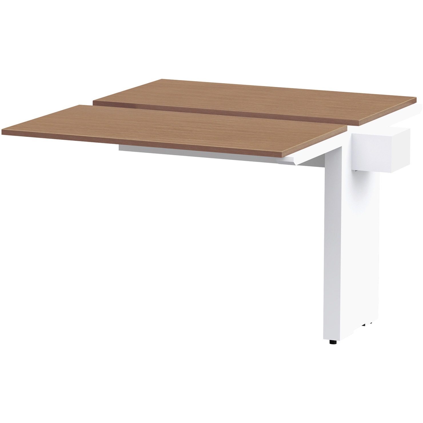 JWL-104TEW-WT ノットワーク ワークテーブル両面タイプ 連増型 W1000×D1400<配送時組立サービス付> イトーキ ホワイト 高さ720mm  JWL-104TEW-WT