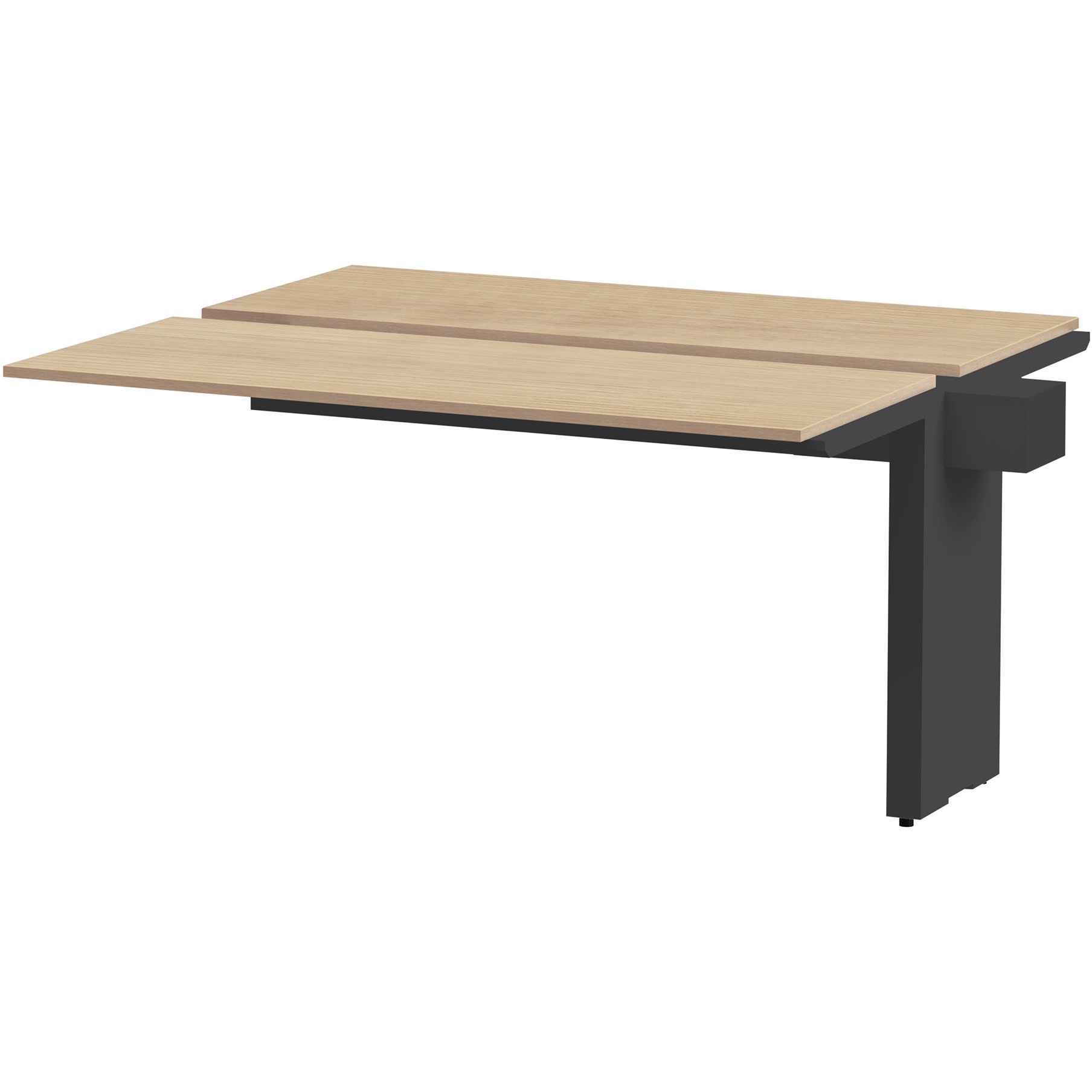 JWL-144TEW-TD ノットワーク ワークテーブル両面タイプ 連増型 W1400×D1400<配送時組立サービス付> イトーキ ブラック 高さ720mm  JWL-144TEW-TD