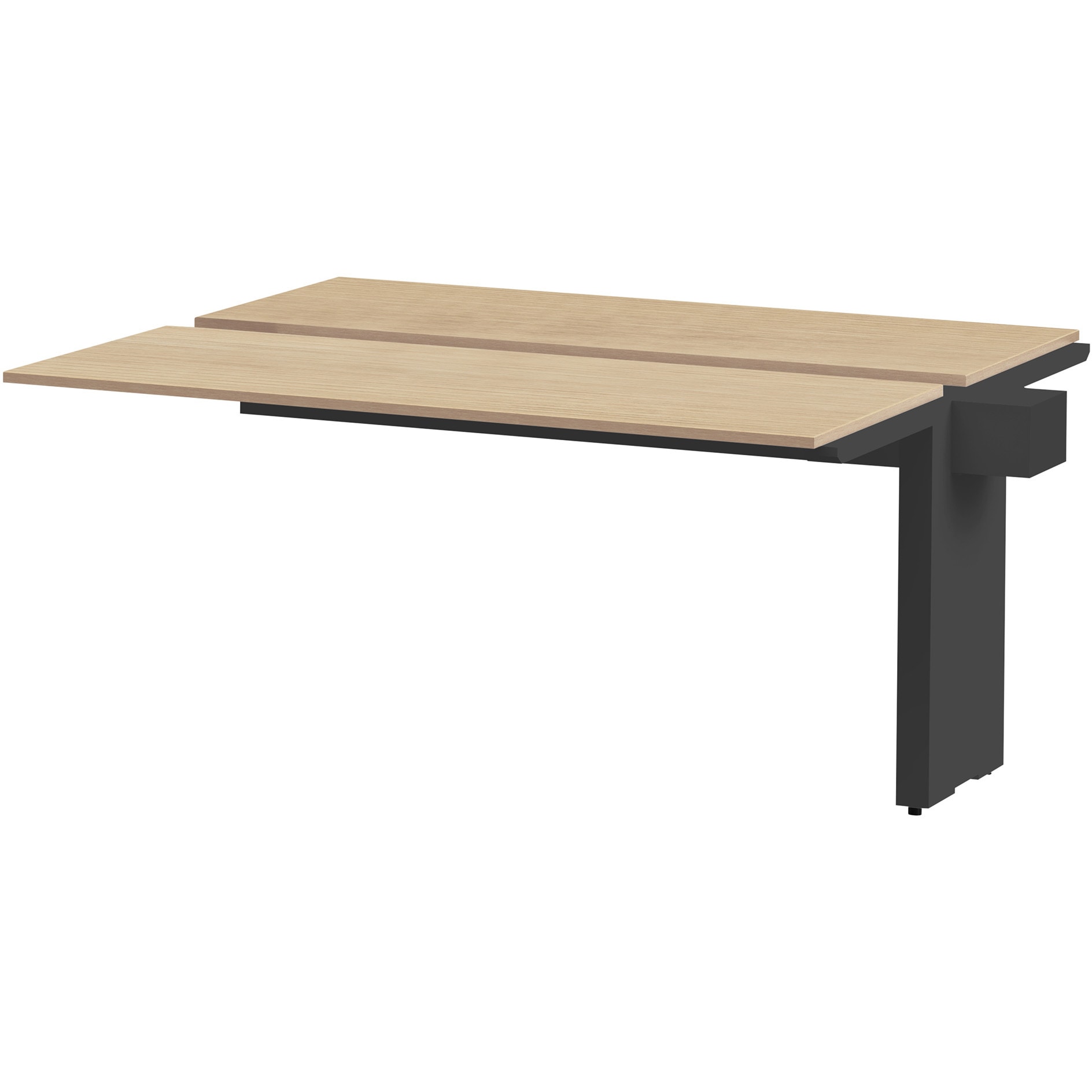 JWL-154TEW-TD ノットワーク ワークテーブル両面タイプ 連増型 W1500×D1400<配送時組立サービス付> イトーキ ブラック 高さ720mm  JWL-154TEW-TD 104,390円