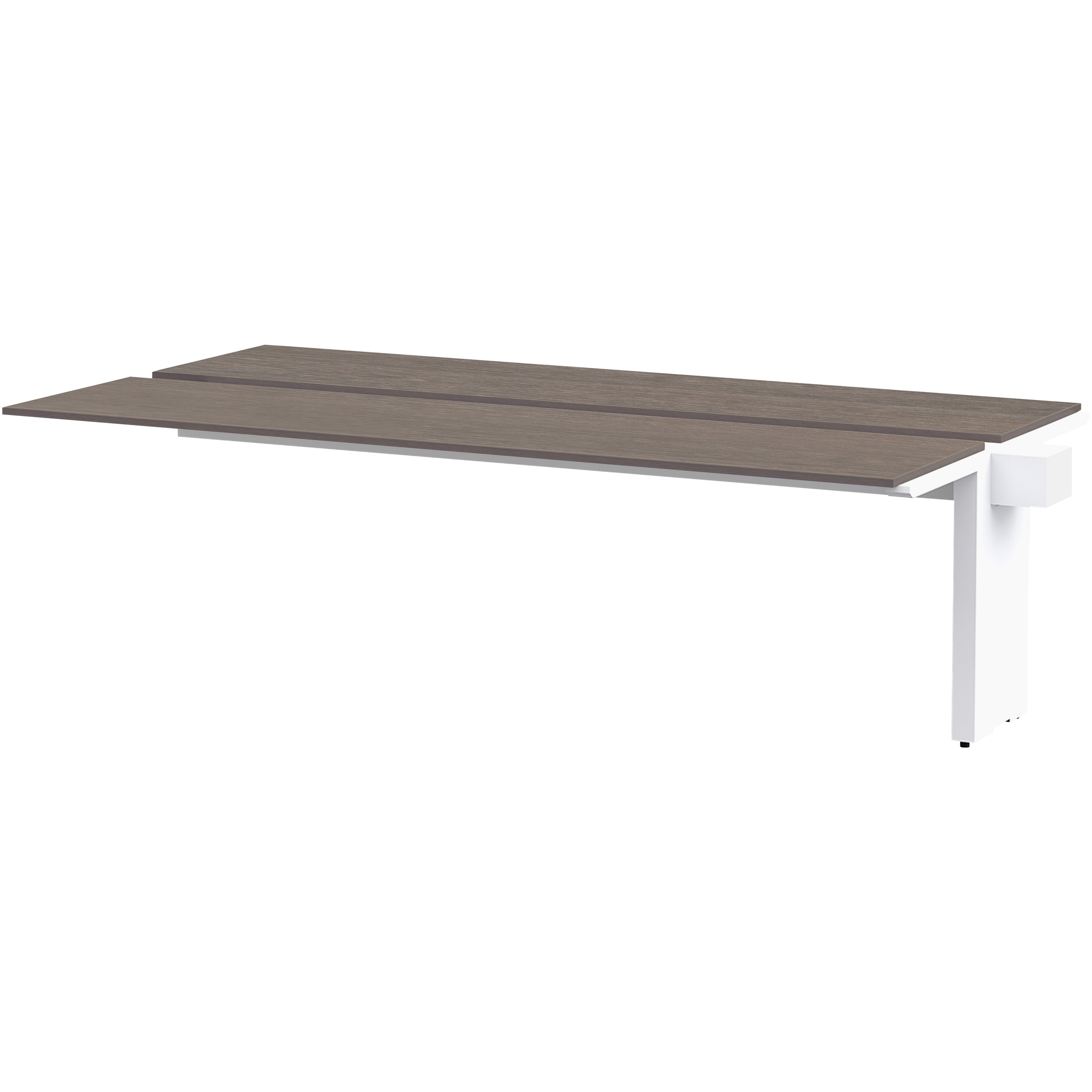 JWL-244TEW-WN ノットワーク ワークテーブル両面タイプ 連増型 W2400×D1400<配送時組立サービス付> イトーキ ホワイト 高さ720mm  JWL-244TEW-WN