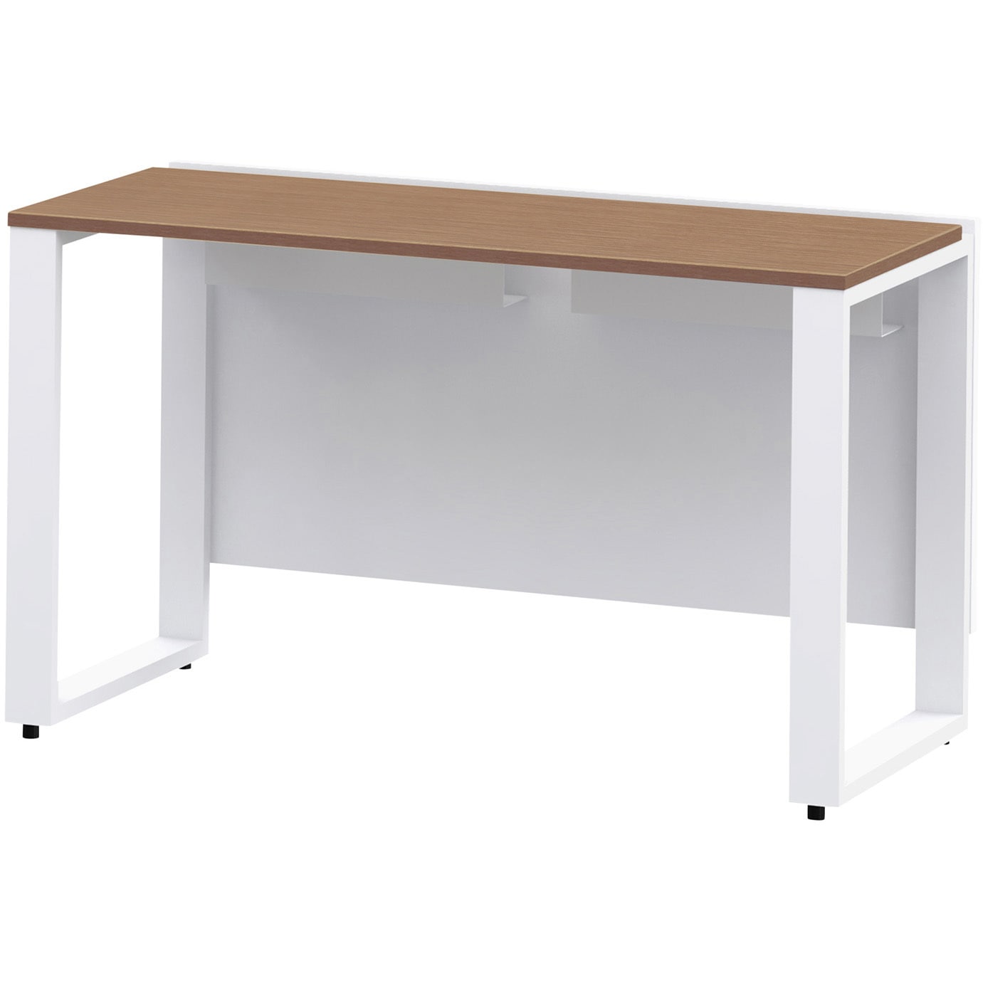 JWL-126GLW-WT ノットワーク ワークテーブル片面タイプ 単独型 W1200×D630<配送時組立サービス付> イトーキ ホワイト 高さ720mm奥行600mm  JWL-126GLW-WT