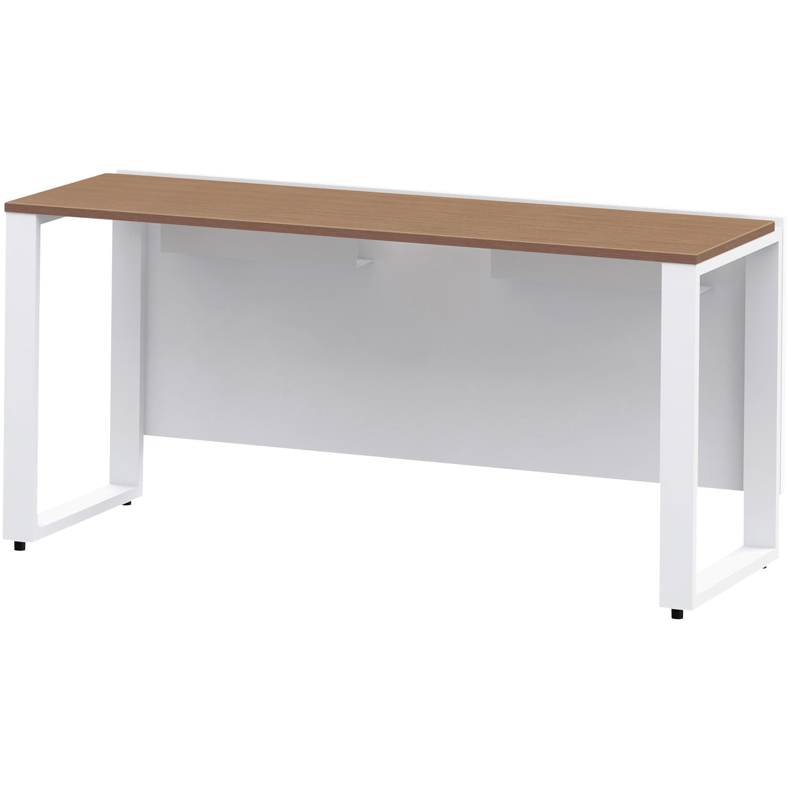 JWL-156GLW-WT ノットワーク ワークテーブル片面タイプ 単独型 W1500×D630<配送時組立サービス付> イトーキ ホワイト 高さ720mm奥行600mm  JWL-156GLW-WT