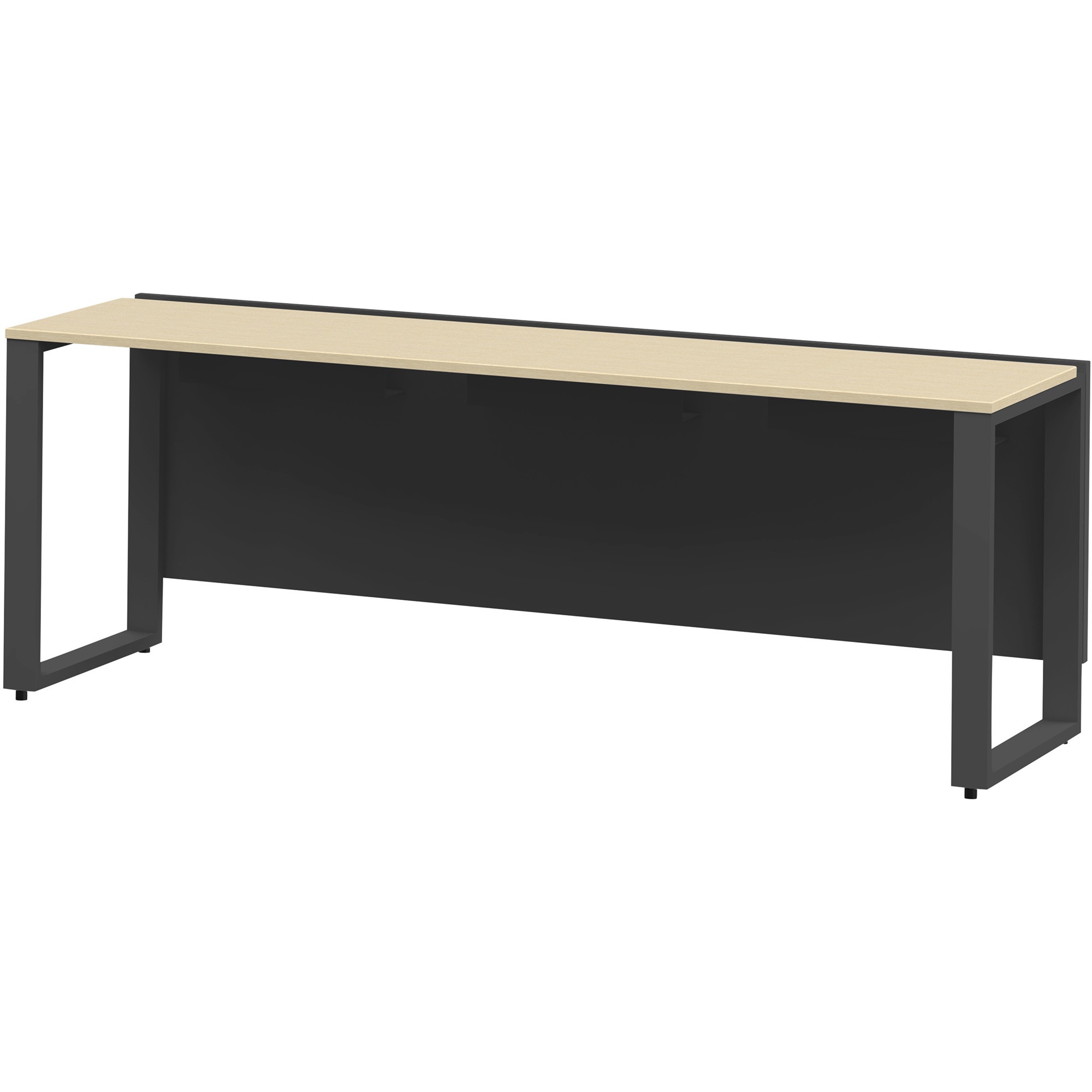 JWL-206GLW-TA ノットワーク ワークテーブル片面タイプ 単独型 W2000×D630<配送時組立サービス付> イトーキ ブラック 高さ720mm奥行600mm  JWL-206GLW-TA