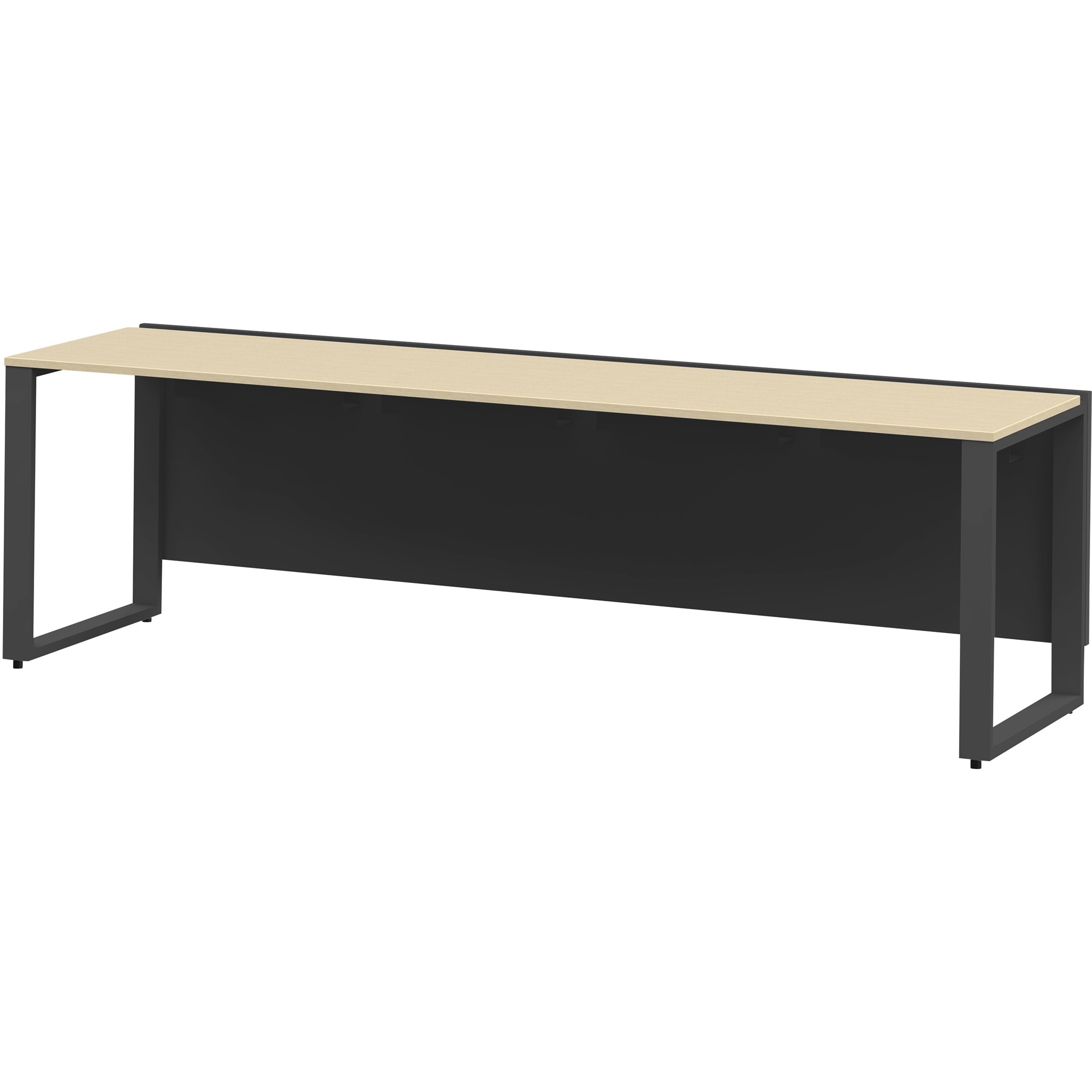 JWL-247GLW-TA ノットワーク ワークテーブル片面タイプ 単独型 W2400×D730<配送時組立サービス付> イトーキ ブラック 高さ720mm奥行700mm  JWL-247GLW-TA