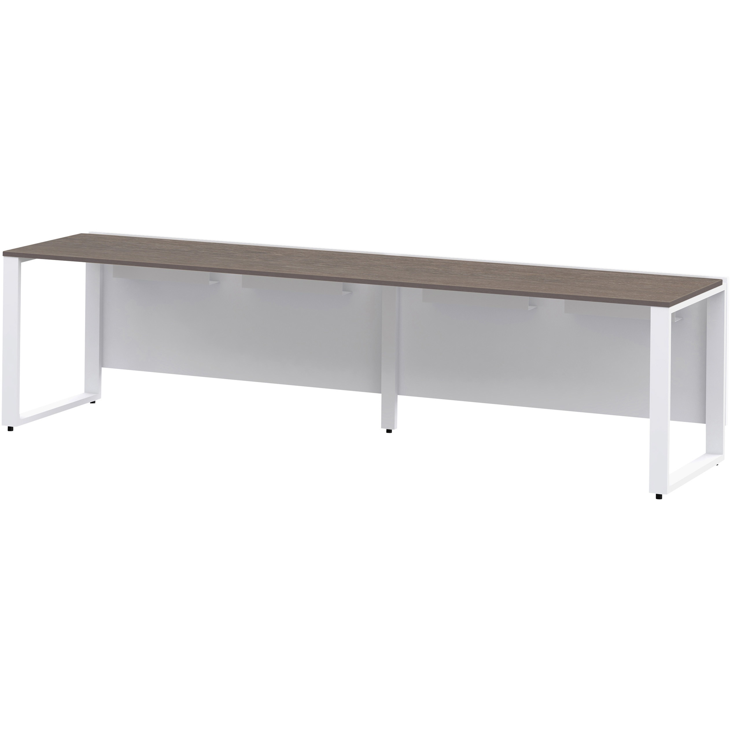 JWL-287GLW1-WN ノットワーク ワークテーブル片面タイプ 単独型 W2800×D730<配送時組立サービス付> イトーキ ホワイト 高さ720mm奥行700mm  JWL-287GLW1-WN