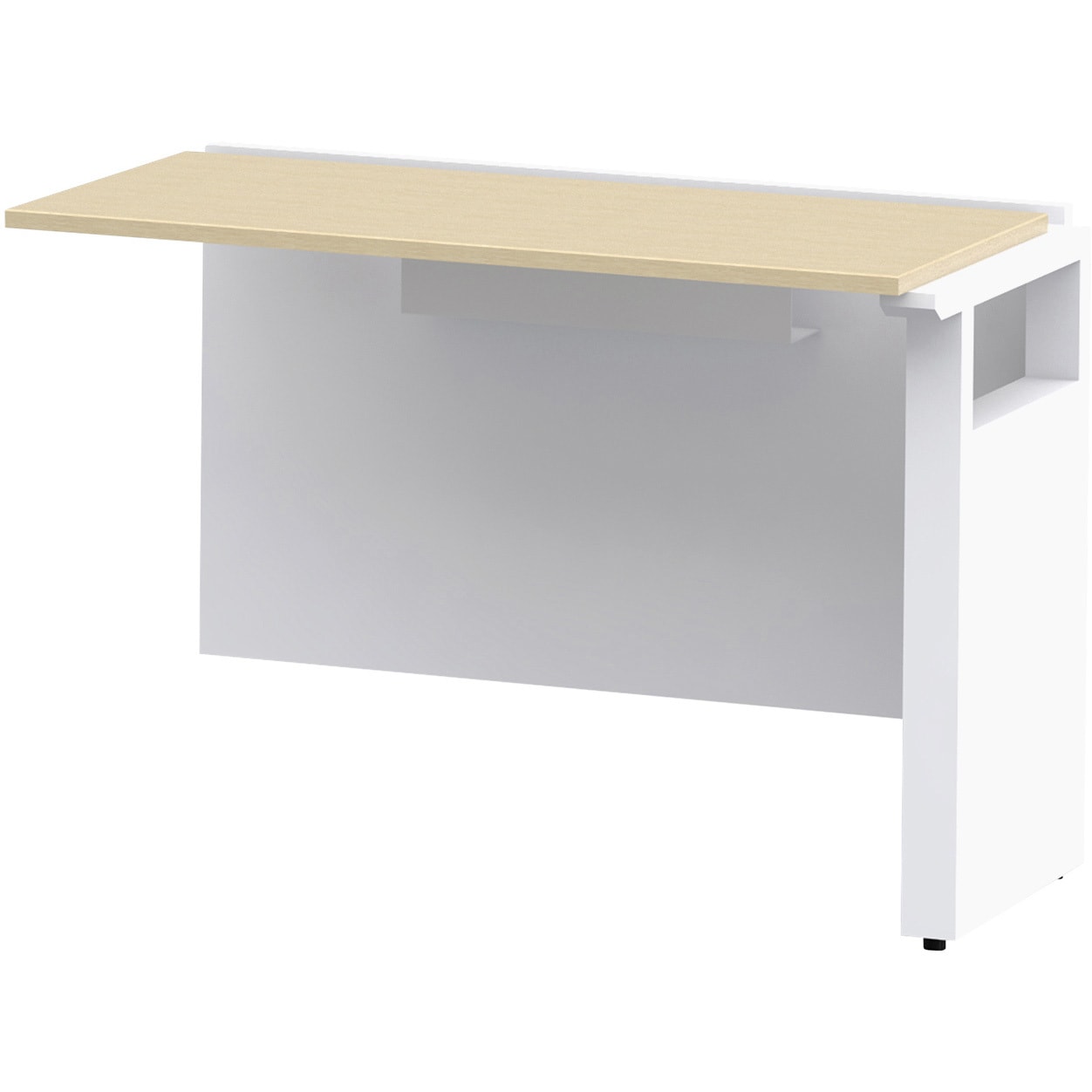 JWL-106TLW-WA ノットワーク ワークテーブル片面タイプ 連増型 W1000×D630<配送時組立サービス付> イトーキ アモナアカシア色 高さ720mm奥行600mm  JWL-106TLW-WA