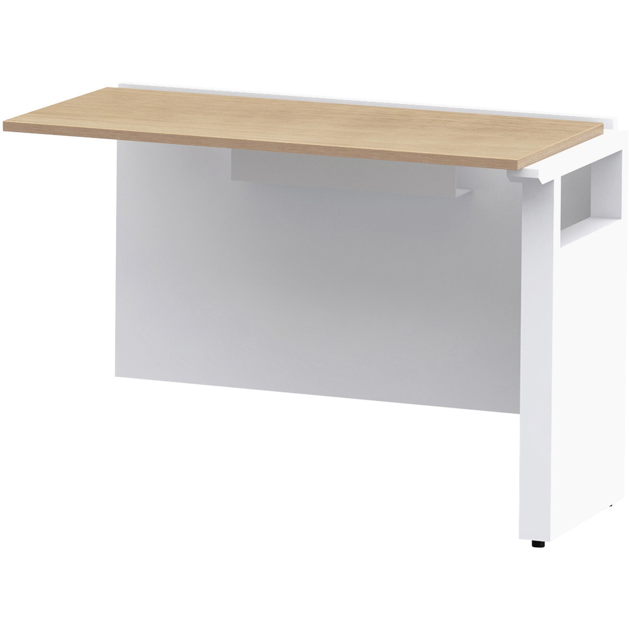 JWL-106TLW-WD ノットワーク ワークテーブル片面タイプ 連増型 W1000×D630<配送時組立サービス付> イトーキ トリニティオークライト色 高さ720mm奥行600mm  JWL-106TLW-WD