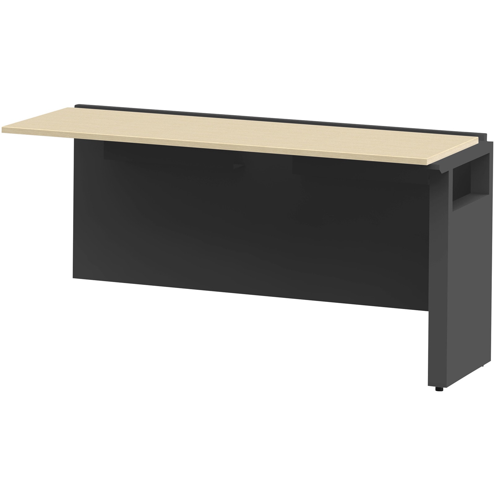 JWL-146TLW-TA ノットワーク ワークテーブル片面タイプ 連増型 W1400×D630<配送時組立サービス付> イトーキ ブラック 高さ720mm奥行600mm  JWL-146TLW-TA