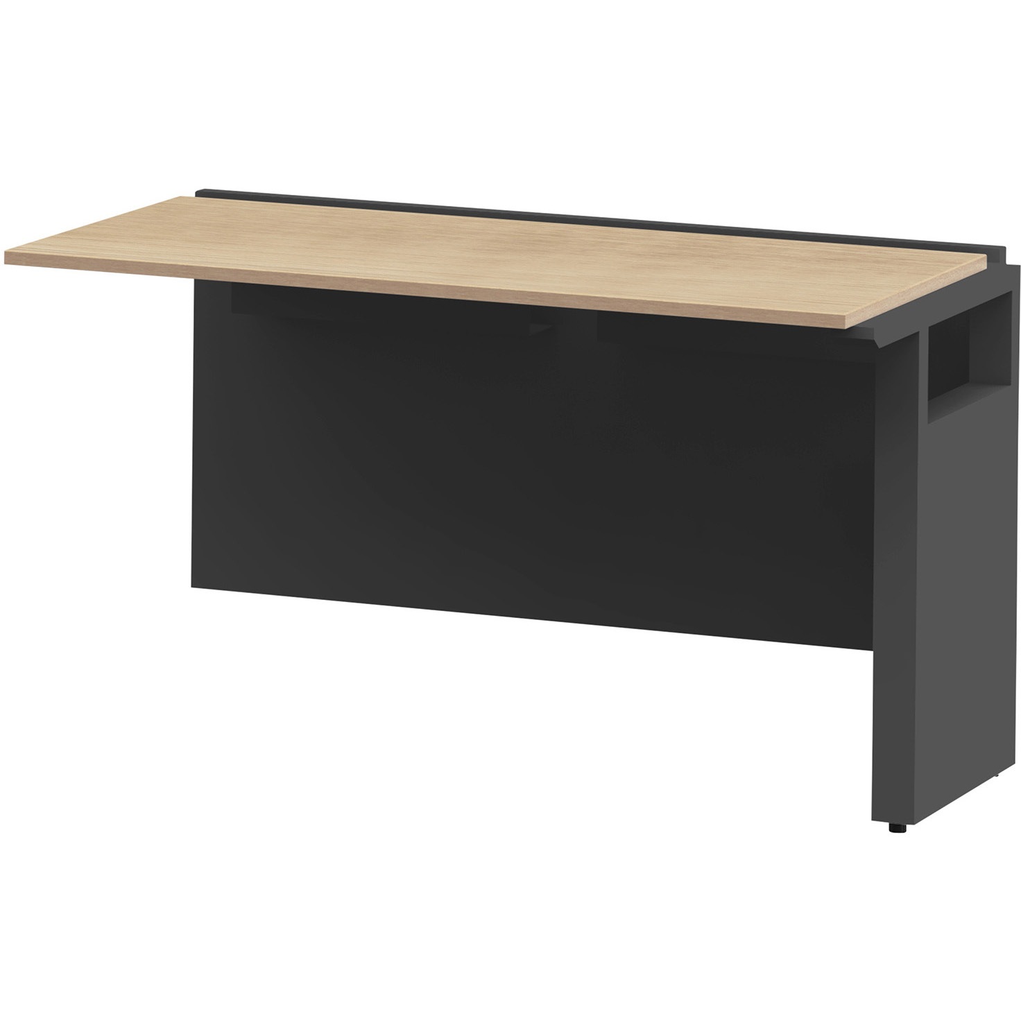 JWL-127TLW-TD ノットワーク ワークテーブル片面タイプ 連増型 W1200×D730<配送時組立サービス付> イトーキ ブラック 高さ720mm奥行700mm  JWL-127TLW-TD