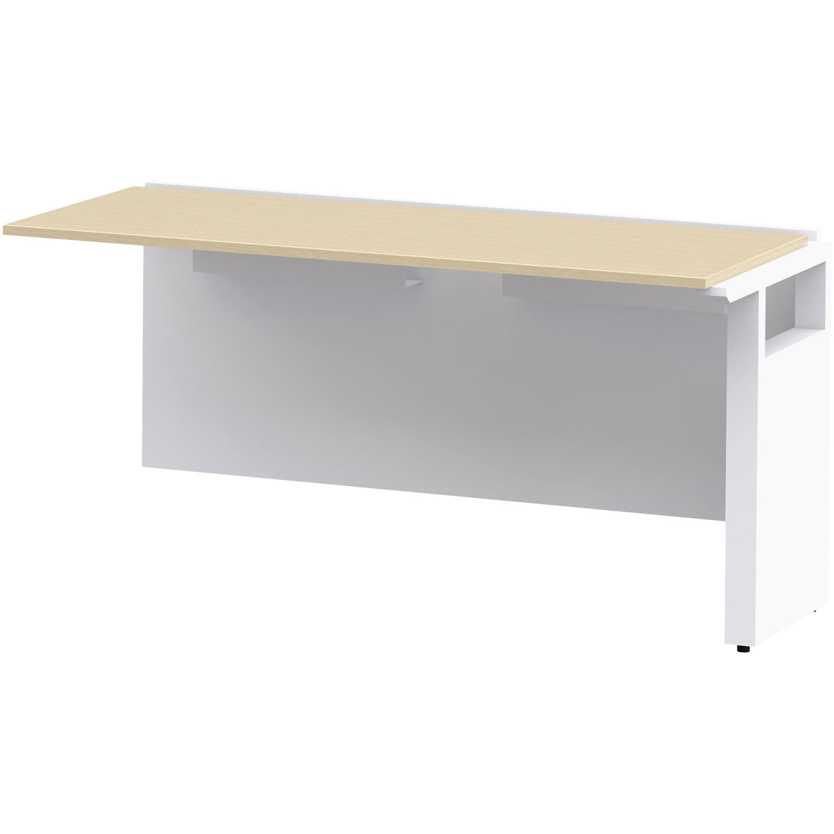 JWL-147TLW-WA ノットワーク ワークテーブル片面タイプ 連増型 W1400×D730<配送時組立サービス付> イトーキ アモナアカシア色 高さ720mm奥行700mm  JWL-147TLW-WA