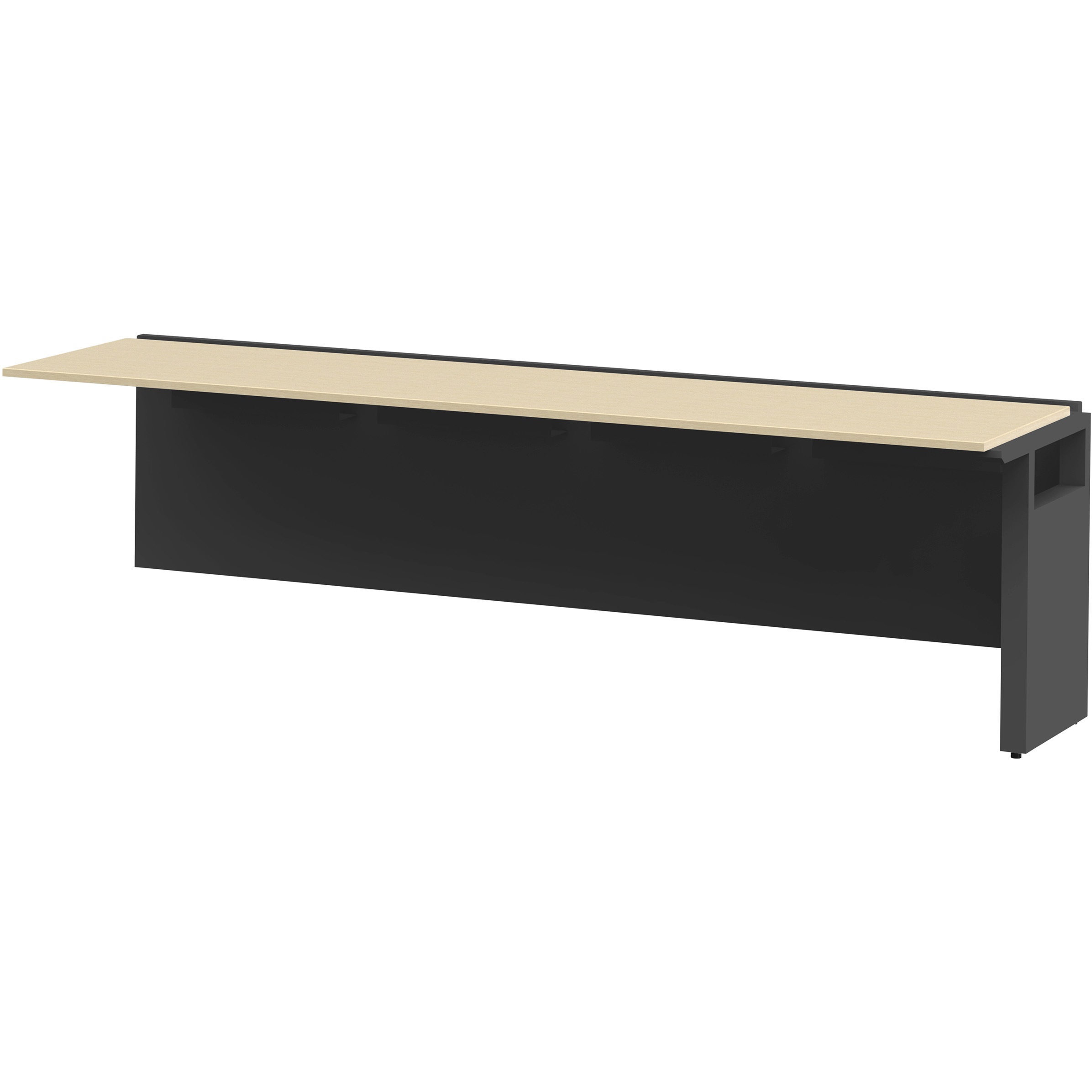 JWL-247TLW-TA ノットワーク ワークテーブル片面タイプ 連増型 W2400×D730<配送時組立サービス付> イトーキ ブラック 高さ720mm奥行700mm  JWL-247TLW-TA 93,390円