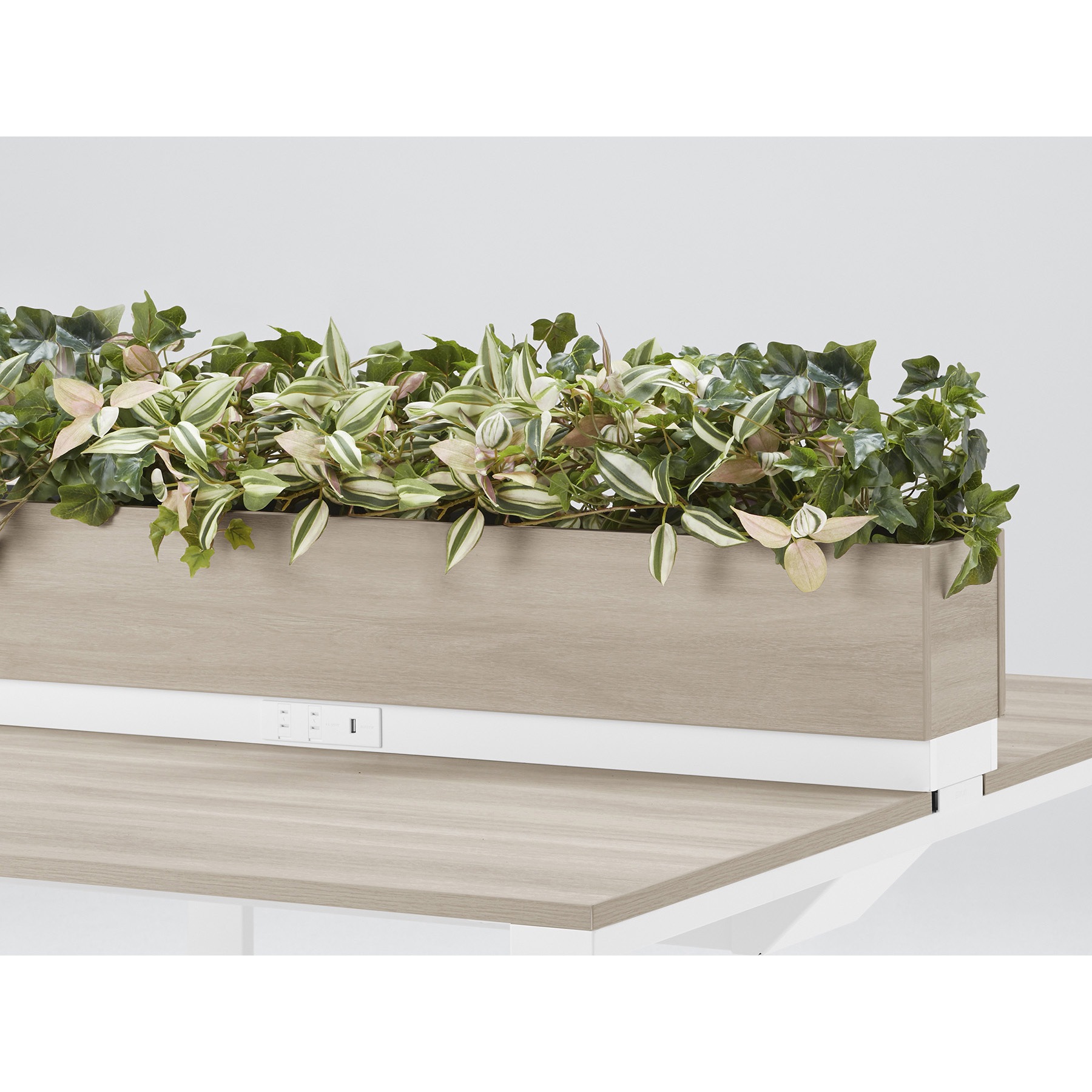 JWLA-2002SFGB ノットワーク 机上プラントボックス用 フェイクグリーン ショート W2000用<配送時組立サービス付> 1台 イトーキ 【通販モノタロウ】