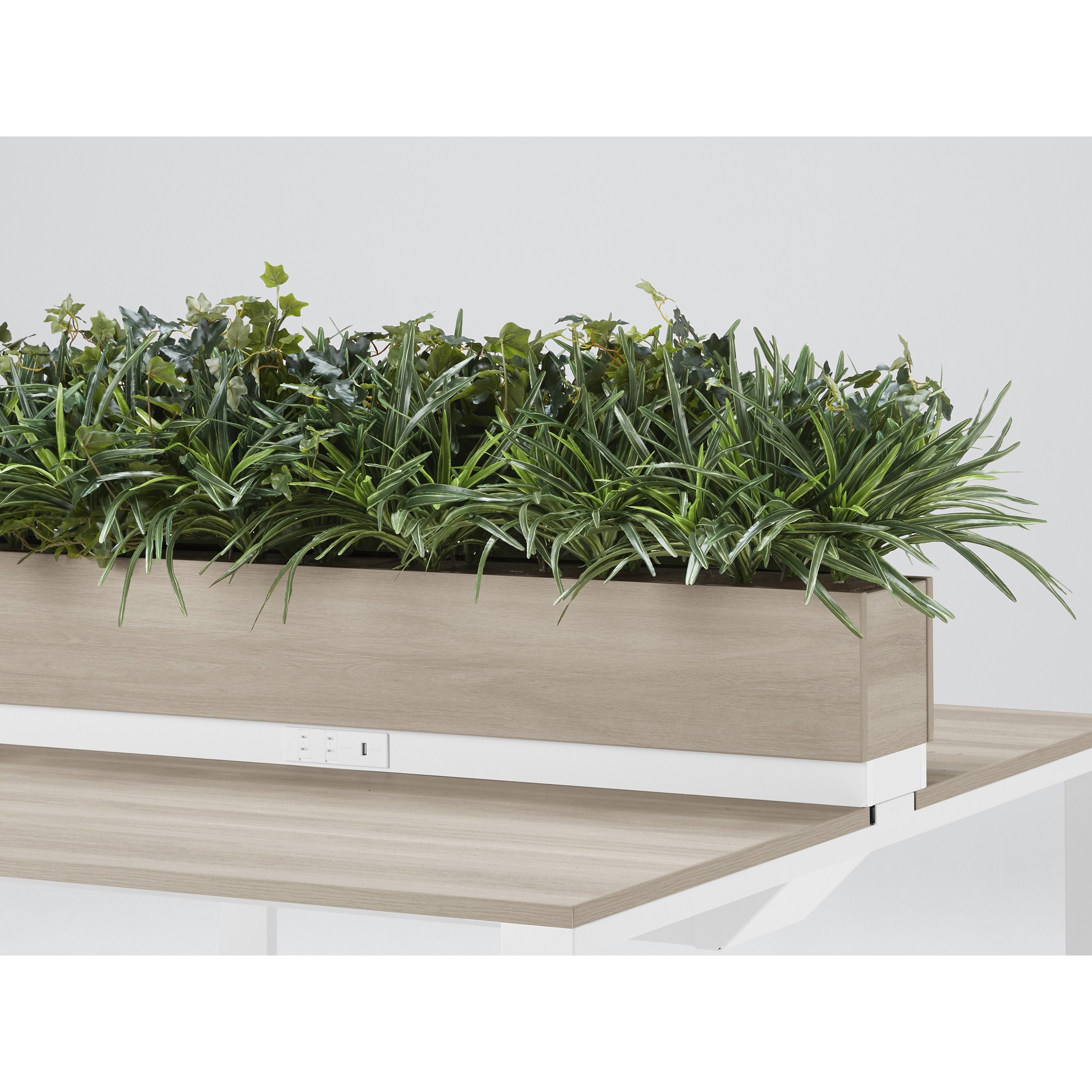 JWLA-1002LFGB ノットワーク 机上プラントボックス用 フェイクグリーン ロング W1000用<配送時組立サービス付> 1台 イトーキ 【通販モノタロウ】 65,890円