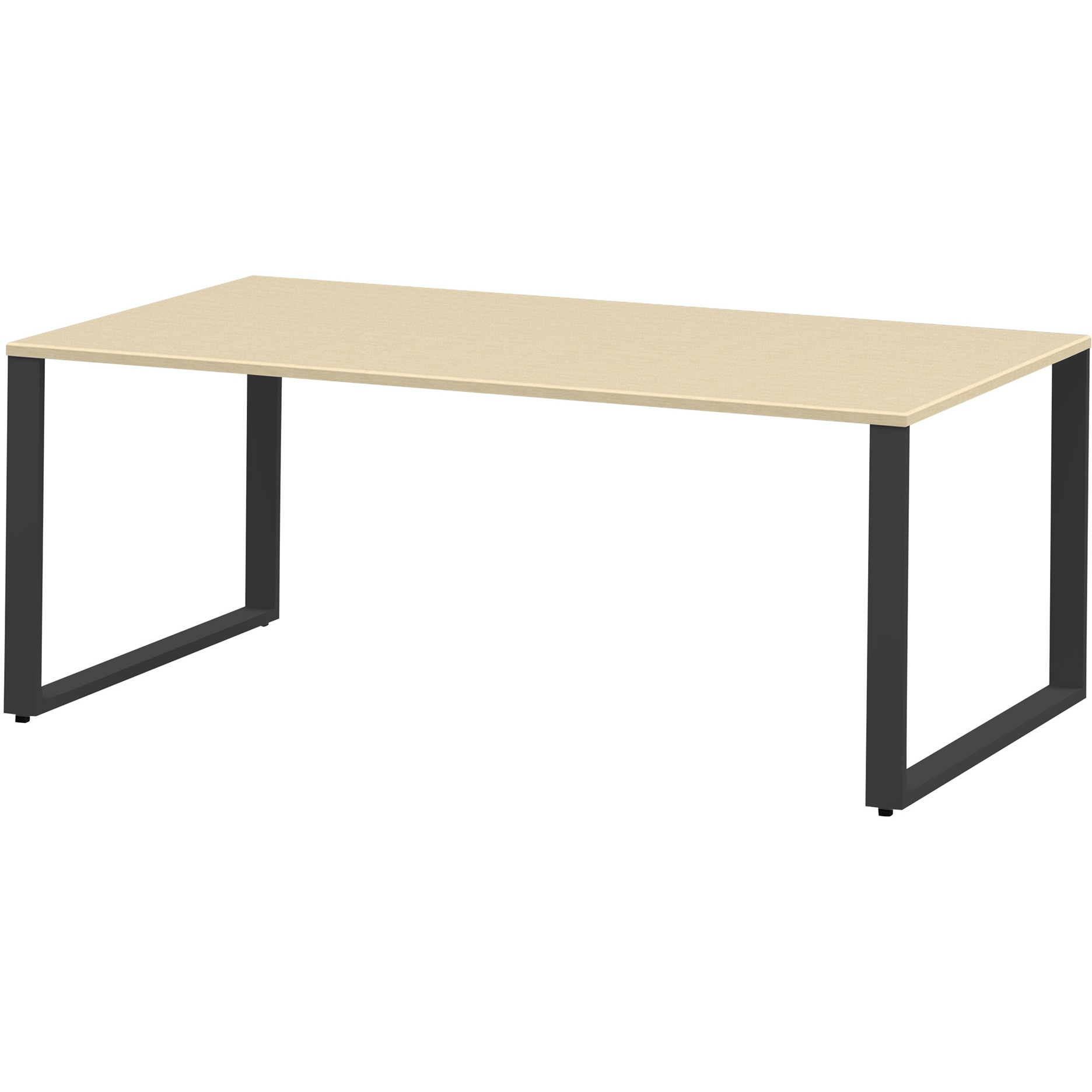 JWL-181GES-TA ノットワーク スタンダードテーブル 両面タイプ W1800<配送時組立サービス付> イトーキ ブラック 高さ720mm奥行1100mm  JWL-181GES-TA