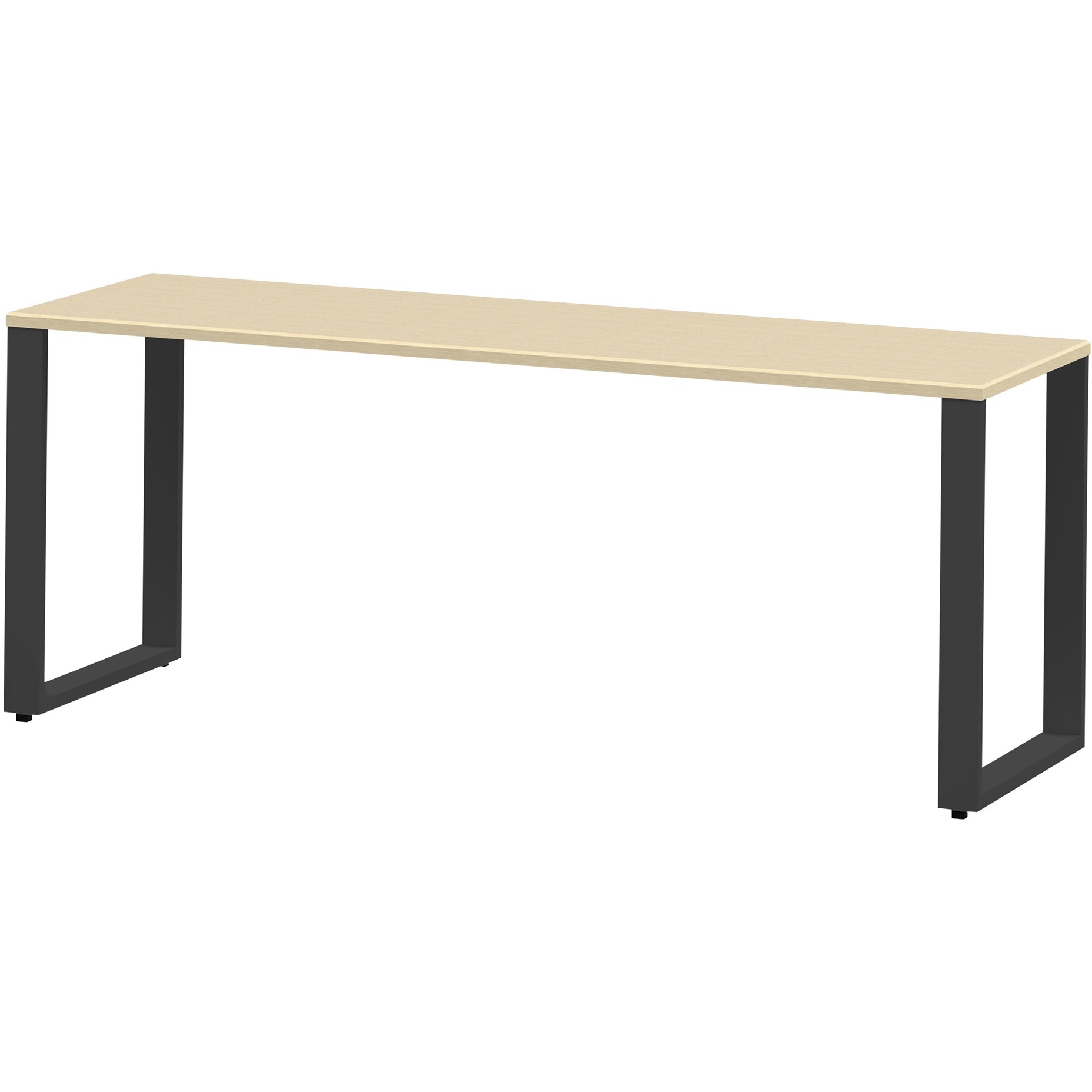 JWL-186GLS-TA ノットワーク スタンダードテーブル 片面タイプ W1800<配送時組立サービス付> イトーキ ブラック 高さ720mm奥行600mm  JWL-186GLS-TA