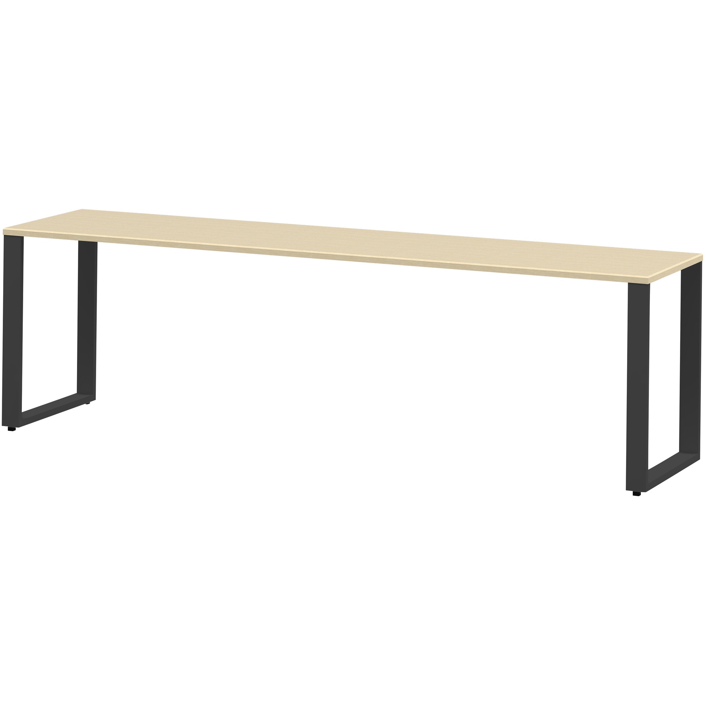 JWL-246GLS-TA ノットワーク スタンダードテーブル 片面タイプ W2400<配送時組立サービス付> イトーキ ブラック 高さ720mm奥行600mm  JWL-246GLS-TA