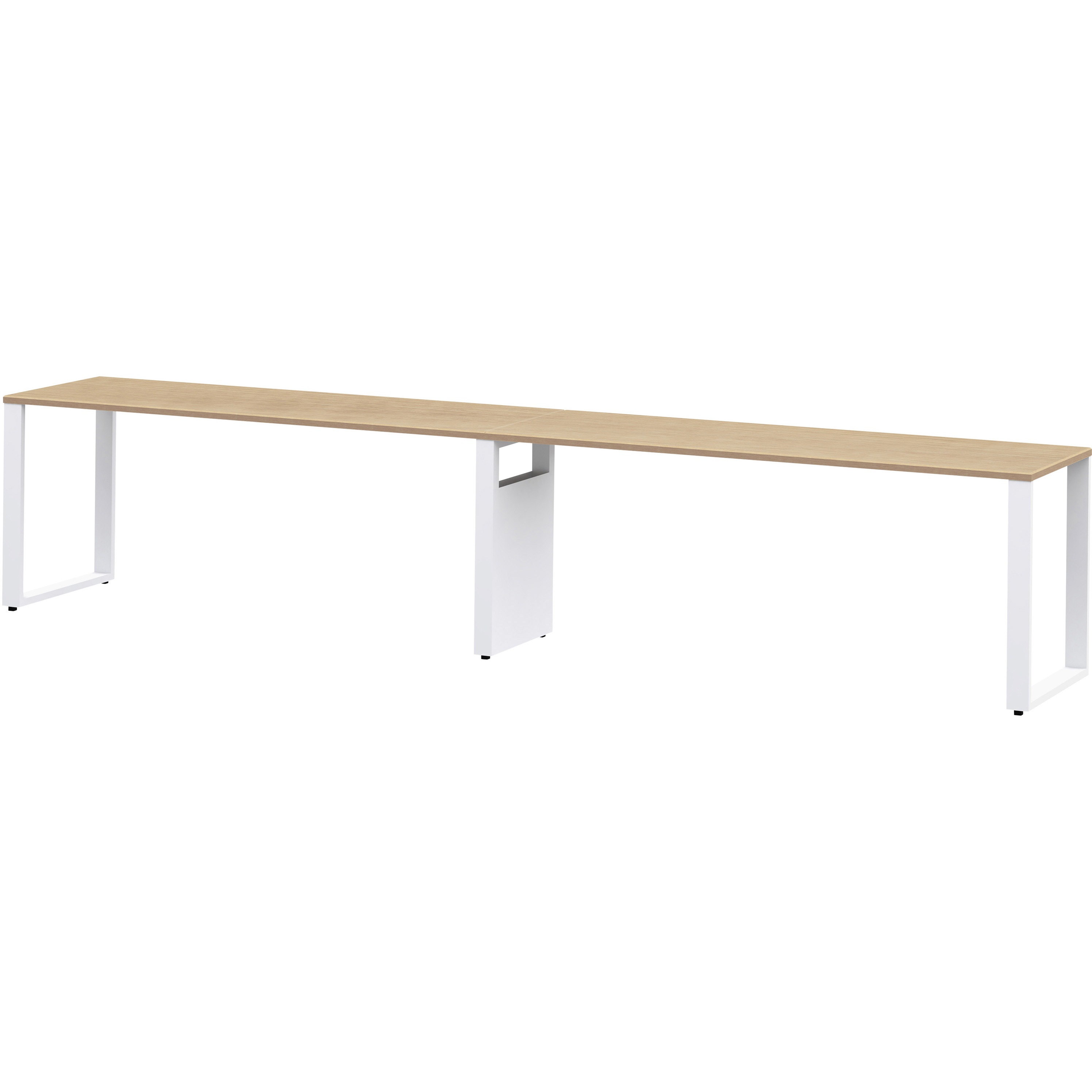 JWL-366GLS-WD ノットワーク スタンダードテーブル 片面タイプ W3600<配送時組立サービス付> イトーキ トリニティオークライト色 高さ720mm奥行600mm  JWL-366GLS-WD