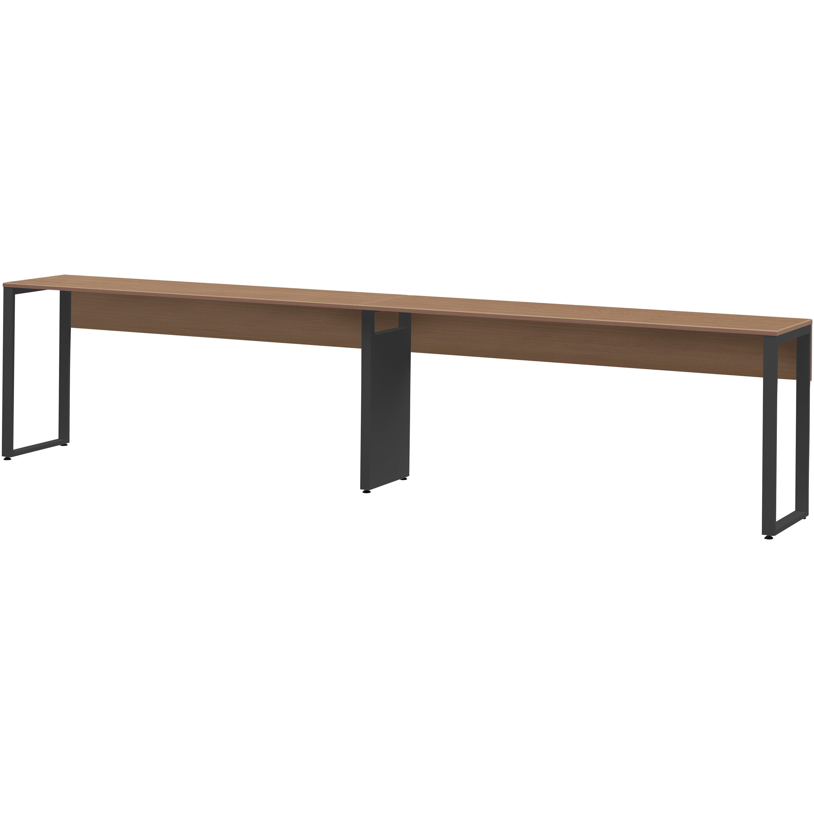 JWL-486GLH-TT ノットワーク ハイテーブル 片面タイプ W4800<配送時組立サービス付> イトーキ トリニティオーク色 高さ1050mm奥行600mm  JWL-486GLH-TT