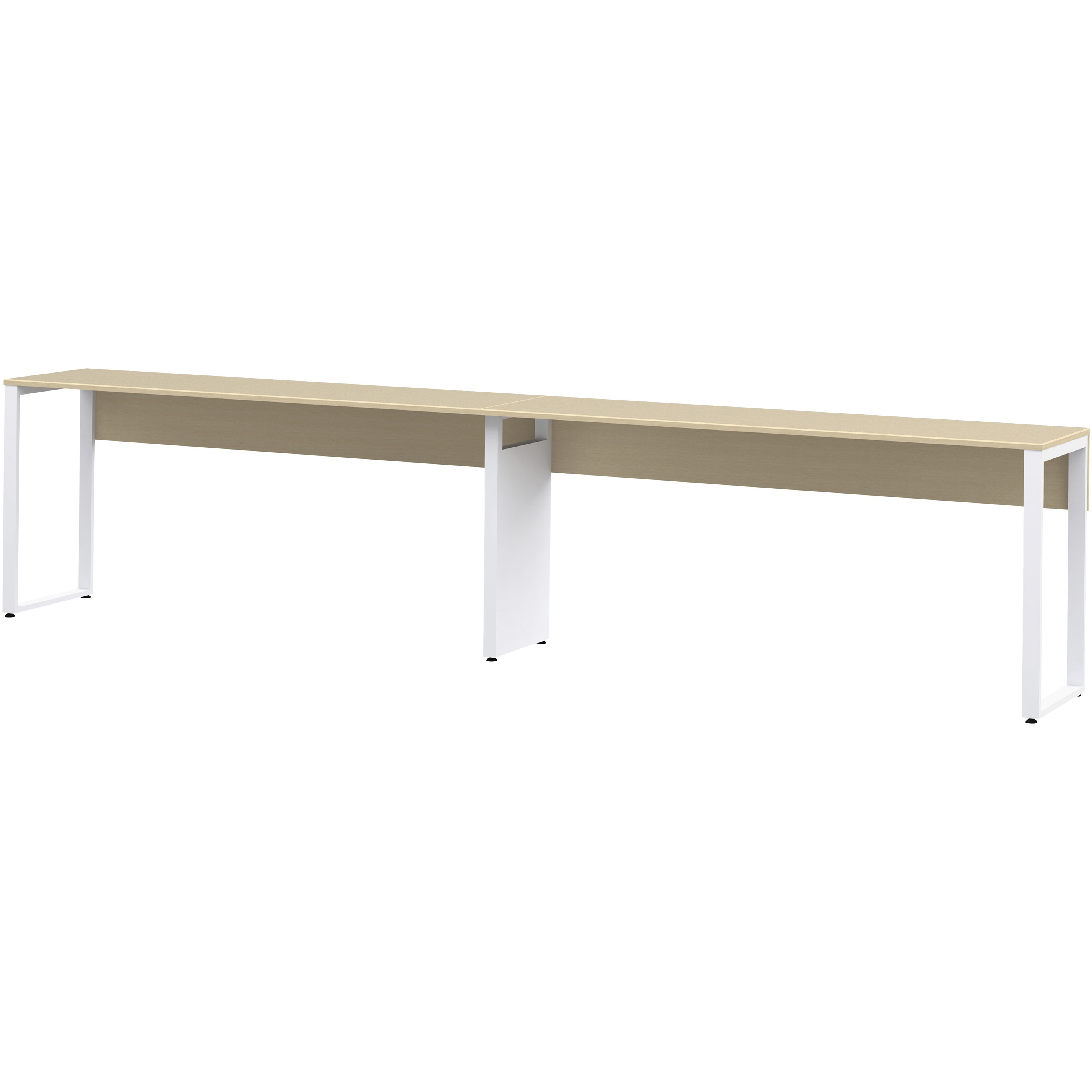 JWL-486GLH-WA ノットワーク ハイテーブル 片面タイプ W4800<配送時組立サービス付> イトーキ アモナアカシア色 高さ1050mm奥行600mm  JWL-486GLH-WA