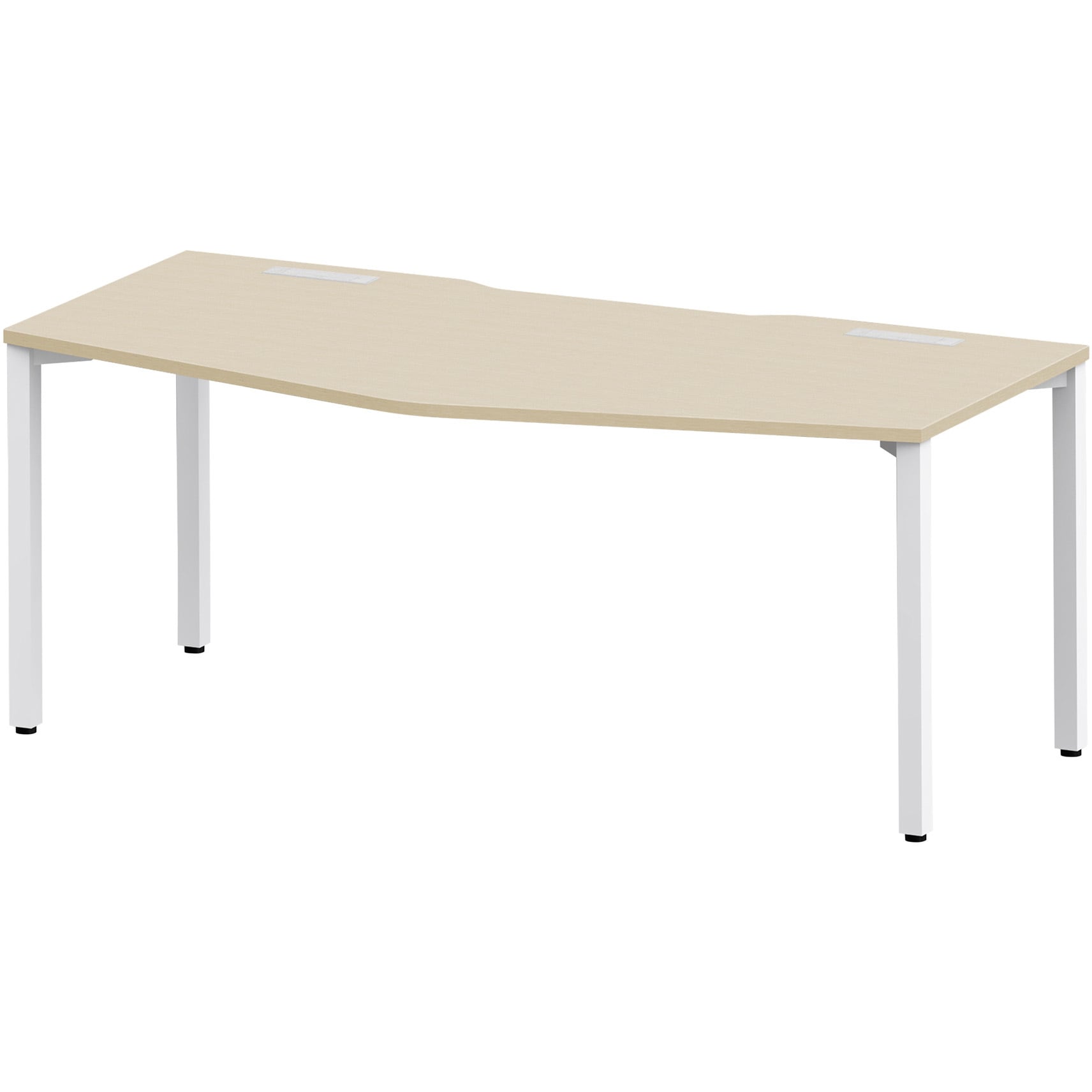 JPL-1809DWA-WA ノットワーク デュオテーブル W1800<配送時組立サービス付> イトーキ アモナアカシア色 高さ720mm奥行900mm  JPL-1809DWA-WA 65,890円