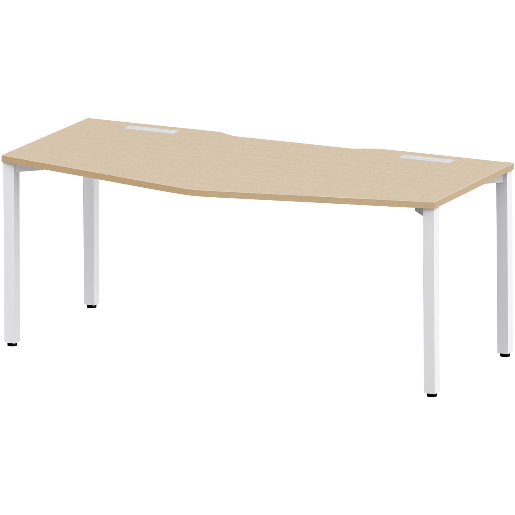 JPL-1809DWA-WD ノットワーク デュオテーブル W1800<配送時組立サービス付> イトーキ トリニティオークライト色 高さ720mm奥行900mm  JPL-1809DWA-WD