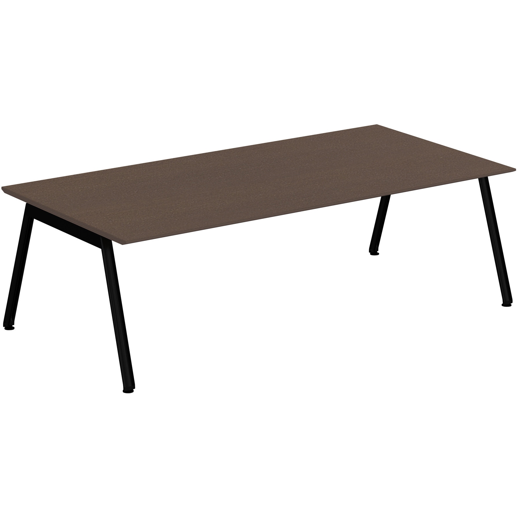 JVT-2412HNTN1TY アフィーノ ミーティングテーブル 角型 アルミ塗装脚 W2400×D1200<配送時組立サービス付> イトーキ ホワイト 高さ720mm  JVT-2412HNTN1TY