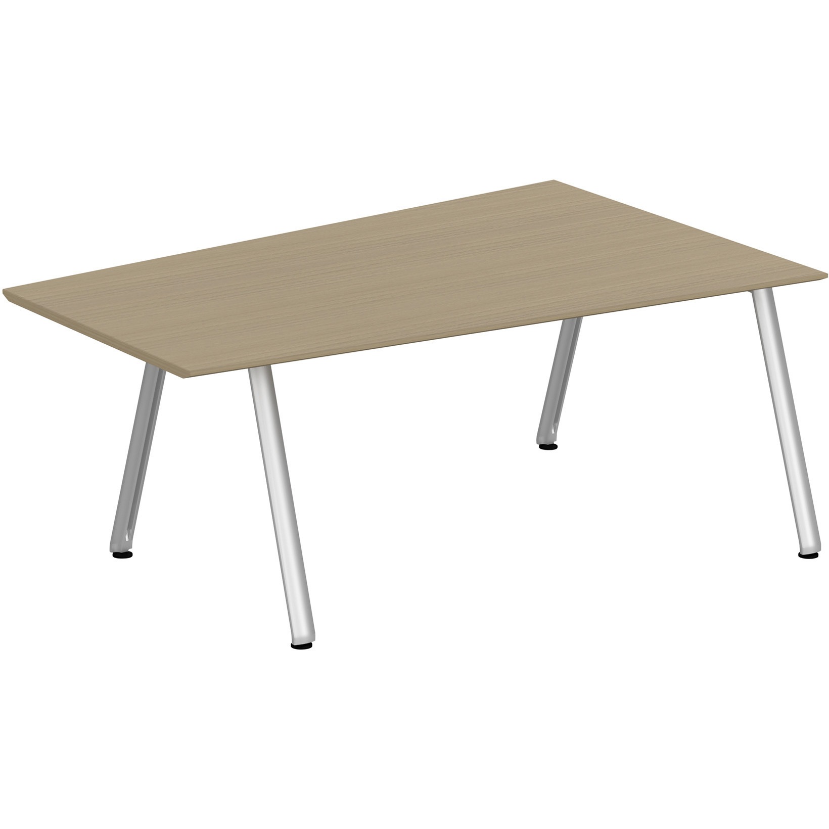 JVT-1812DNPN-PM アフィーノ ミーティングテーブル 台形型 連結ワイヤリング・アルミミラー脚 W1800<配送時組立サービス付> 1台 イトーキ 【通販モノタロウ】 109,900円