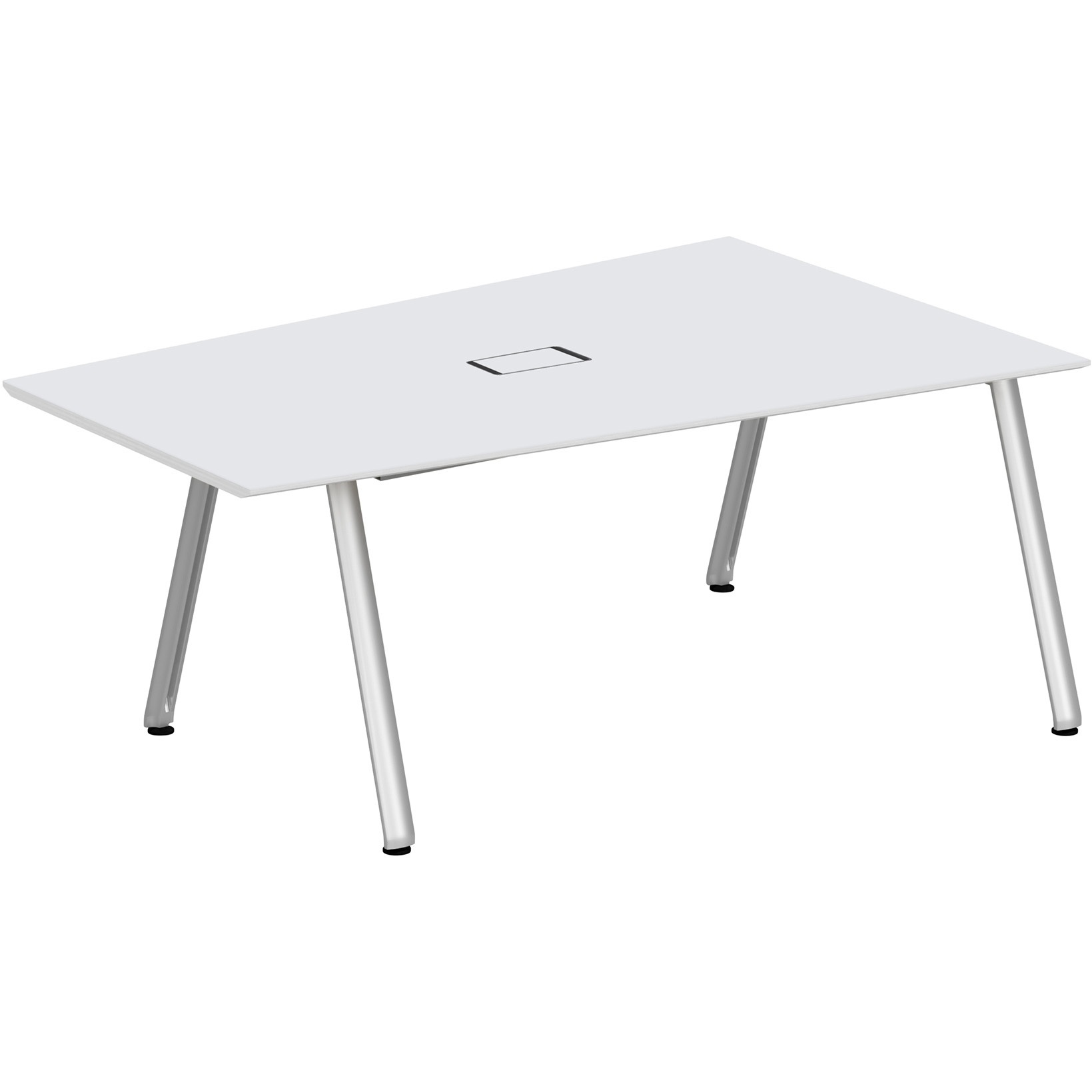 JVT-1812DWPN2PL アフィーノ ミーティングテーブル 台形型 配線カバー付 連結ワイヤリング・アルミミラー脚 W1800<配送時組立サービス付> 1台 イトーキ 【通販モノタロウ】 124,900円