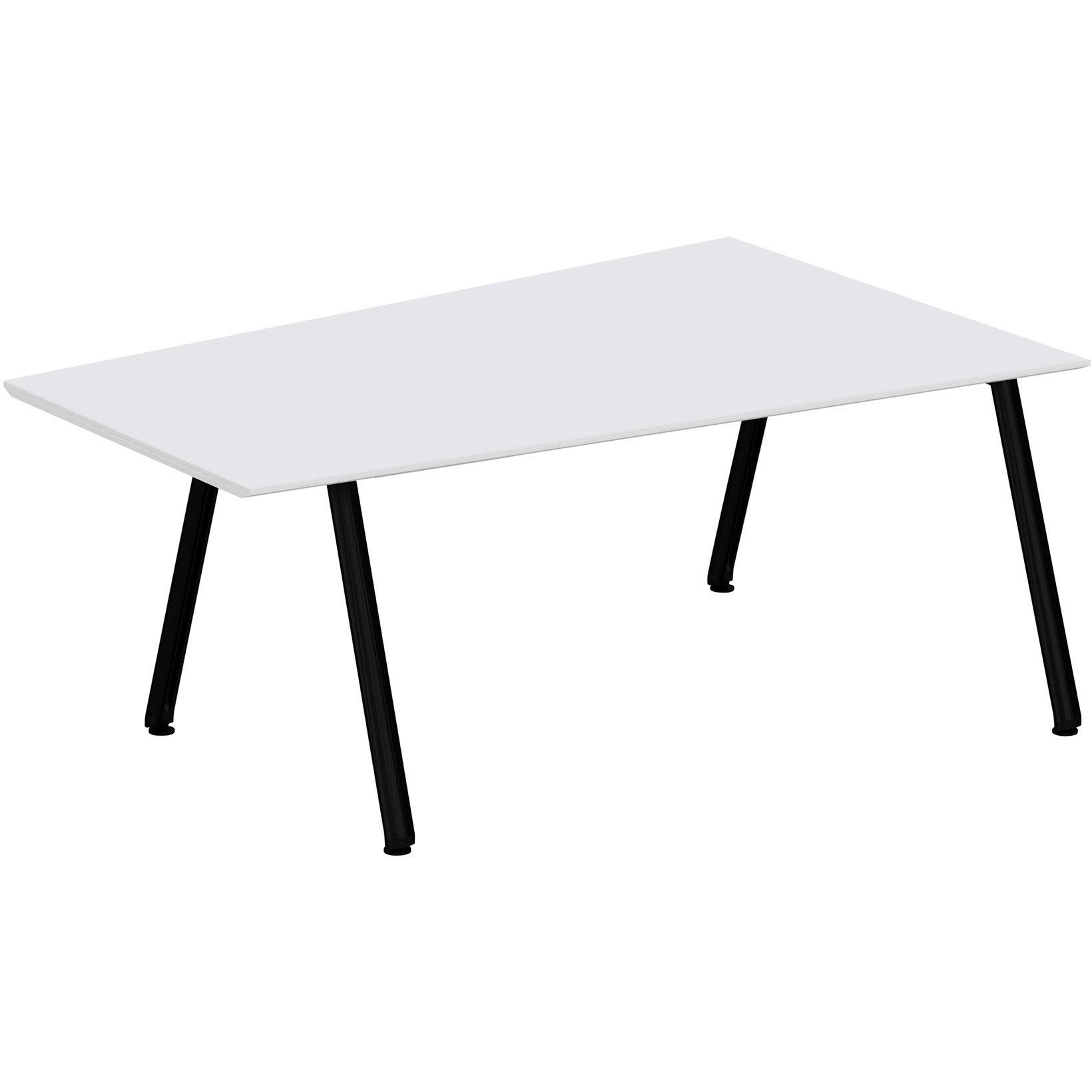 JVT-1812DNTN-TL アフィーノ ミーティングテーブル 台形型 連結ワイヤリング・アルミ塗装脚 W1800<配送時組立サービス付> 1台 イトーキ 【通販モノタロウ】