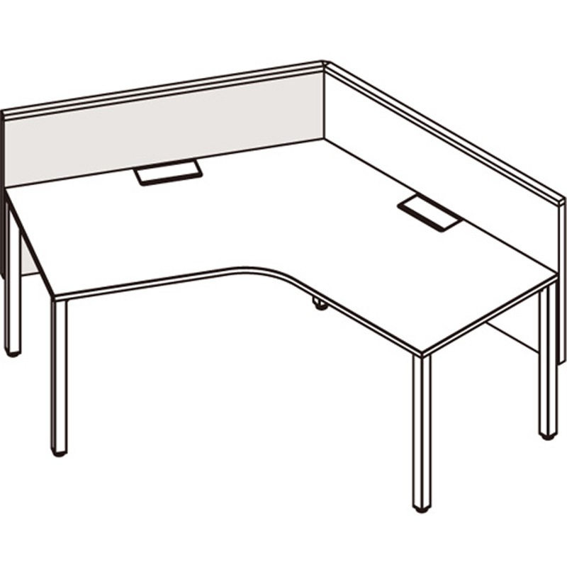 JP-127XSC-W9Y5 アクトリンク 120度オペレーションテーブル用フロントパネル フレームタイプ W1200用 机上H320 布地C<配送時組立サービス付> 1台 イトーキ 【通販モノタロウ】