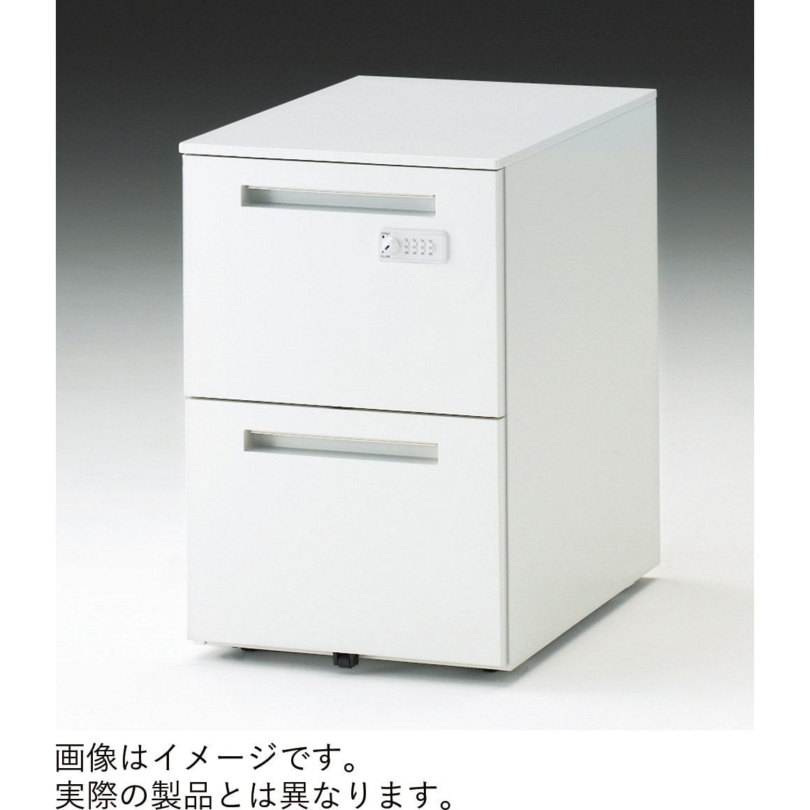 CZR-046MDCKB-T1 CZRワゴン A4・2段+ペントレイ引出し ダイヤル錠<配送時組立サービス付> イトーキ ブラック色 幅396mm奥行608mm高さ607mm  CZR-046MDCKB-T1