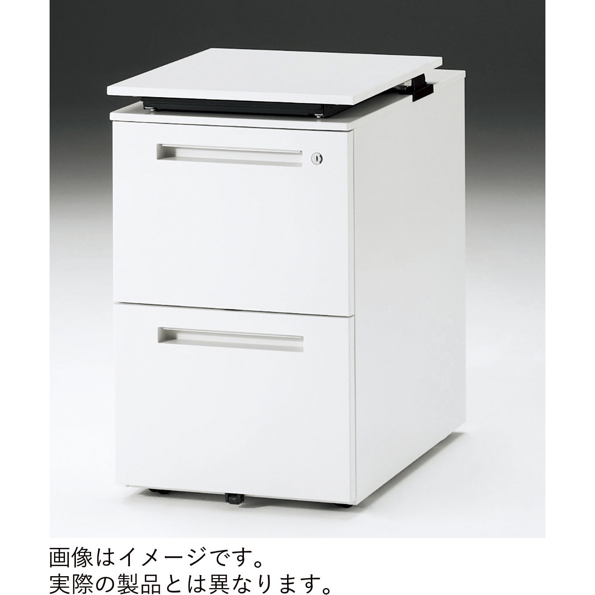 CZR-046MECSB192 CZRレベルアップワゴン A4・2段 キャスターロック付<配送時組立サービス付> イトーキ 幅407mm奥行593mm高さ650mm  CZR-046MECSB192