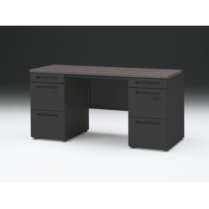 CZR-156BACK-181 CZRデスク 両袖机 ダイヤル錠 センター引出し付 W1500×D600<配送時組立サービス付> イトーキ 高さ720mm幅1499mm  CZR-156BACK-181