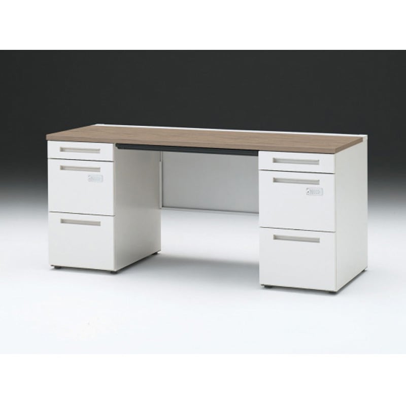 CZR-166BACK-971 CZRデスク 両袖机 ダイヤル錠 センター引出し付 W1600×D600<配送時組立サービス付> イトーキ 高さ720mm幅1599mm  CZR-166BACK-971