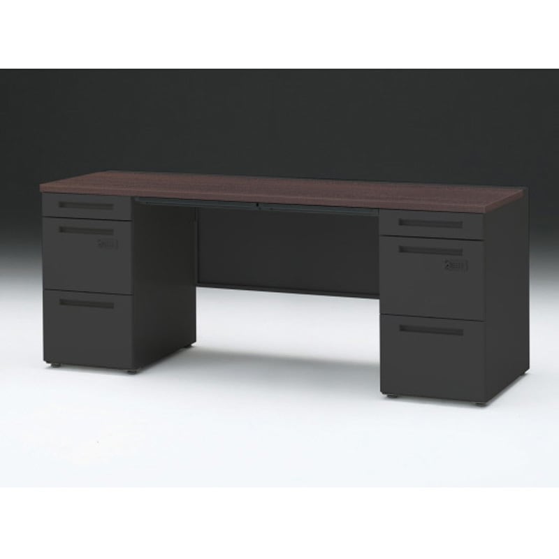 CZR-186BACK-182 CZRデスク 両袖机 ダイヤル錠 センター引出し付 W1800×D600<配送時組立サービス付> イトーキ 高さ720mm幅1799mm  CZR-186BACK-182