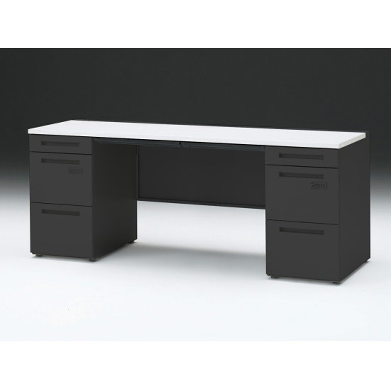 CZR-186BACK-1W9 CZRデスク 両袖机 ダイヤル錠 センター引出し付 W1800×D600<配送時組立サービス付> イトーキ 高さ720mm幅1799mm  CZR-186BACK-1W9