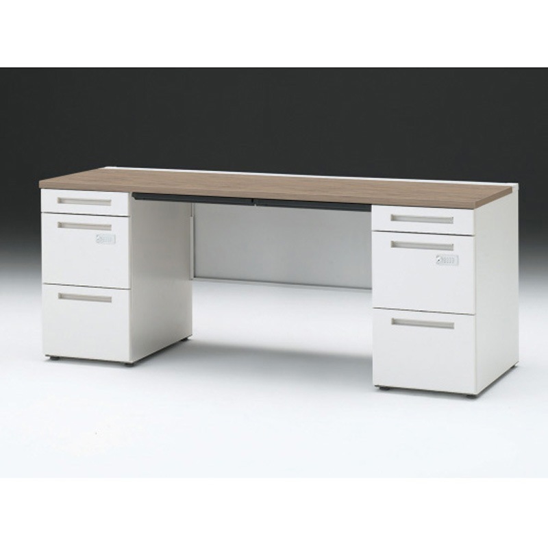 CZR-186BACK-971 CZRデスク 両袖机 ダイヤル錠 センター引出し付 W1800×D600<配送時組立サービス付> イトーキ 高さ720mm幅1799mm  CZR-186BACK-971