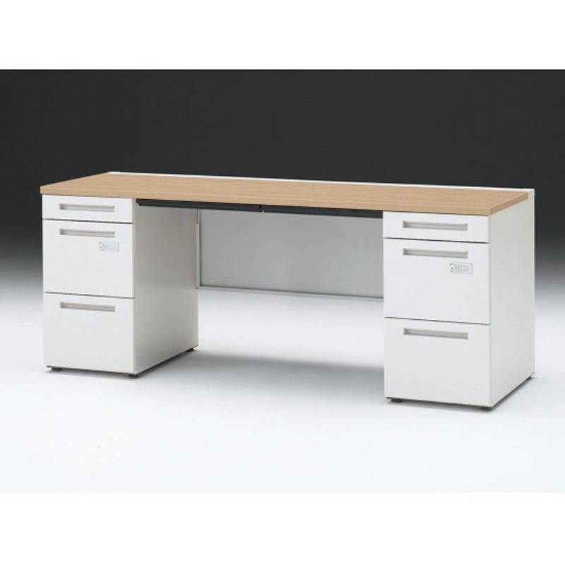 CZR-186BACK-992 CZRデスク 両袖机 ダイヤル錠 センター引出し付 W1800×D600<配送時組立サービス付> イトーキ 高さ720mm幅1799mm  CZR-186BACK-992