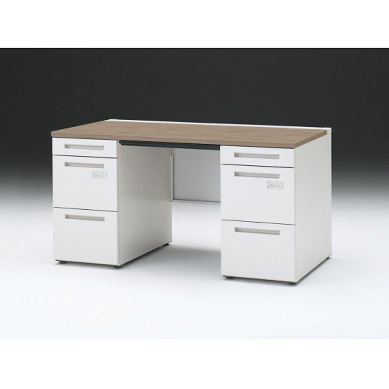 CZR-147BACK-971 CZRデスク 両袖机 ダイヤル錠 センター引出し付 W1400×D700<配送時組立サービス付> イトーキ 高さ720mm幅1399mm  CZR-147BACK-971