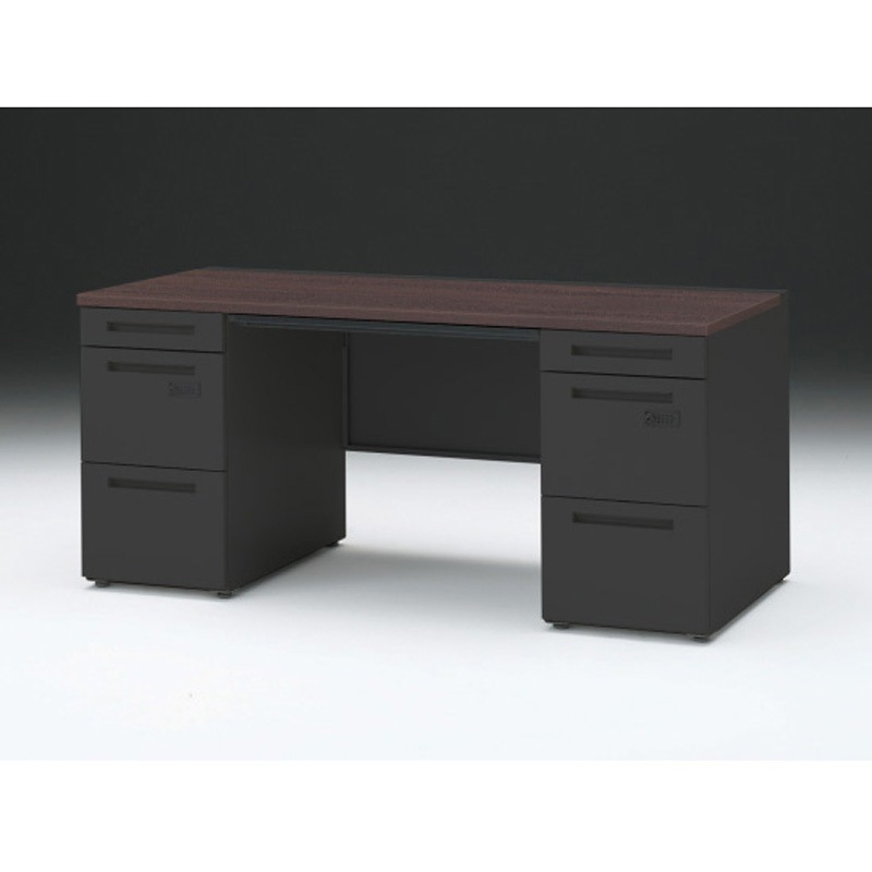 CZR-167BACK-182 CZRデスク 両袖机 ダイヤル錠 センター引出し付 W1600×D700<配送時組立サービス付> イトーキ 高さ720mm幅1599mm  CZR-167BACK-182