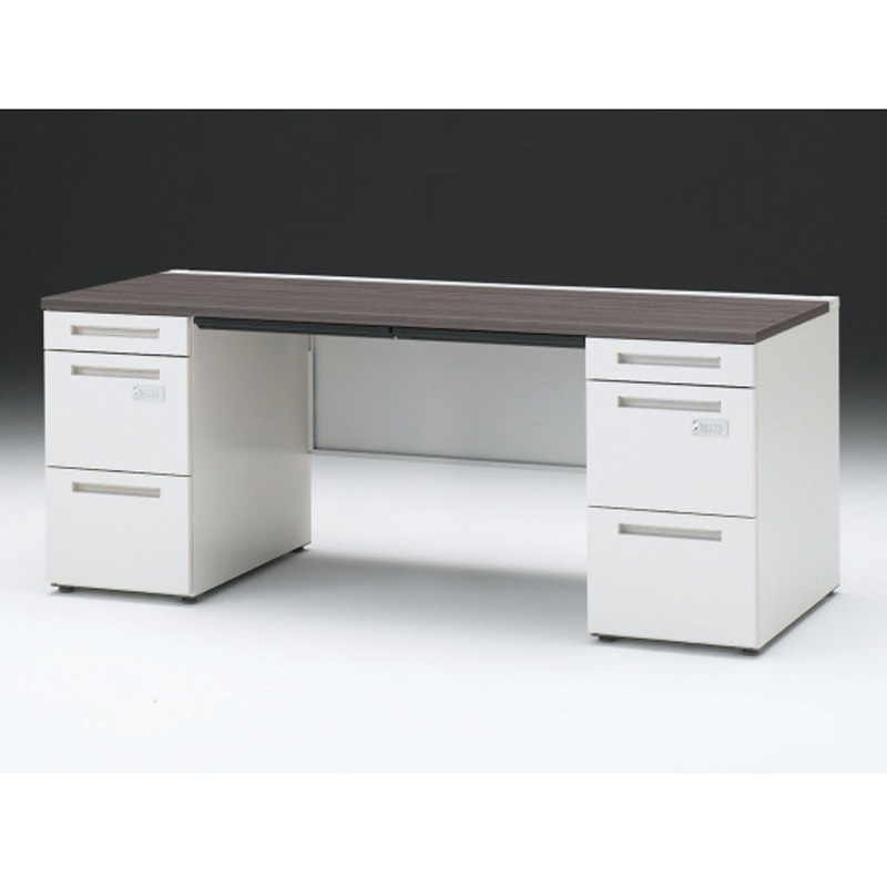 CZR-187BACK-981 CZRデスク 両袖机 ダイヤル錠 センター引出し付 W1800×D700<配送時組立サービス付> イトーキ 高さ720mm幅1799mm  CZR-187BACK-981