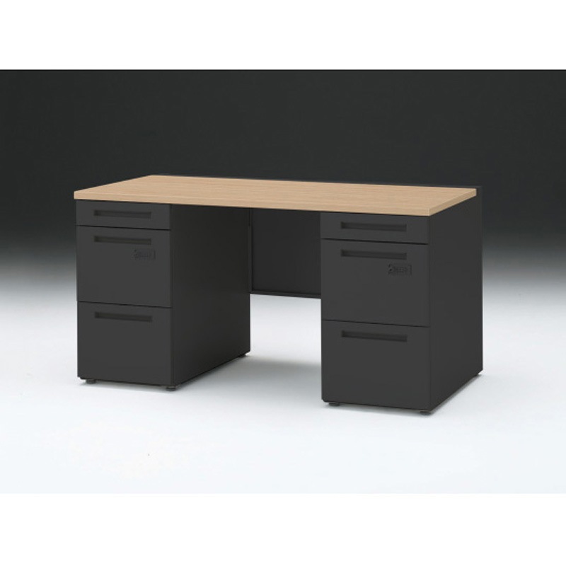 CZR-147KACK-192 CZRデスク 両袖机 ダイヤル錠 センター引出しなし W1400×D700<配送時組立サービス付> イトーキ 高さ720mm幅1399mm  CZR-147KACK-192