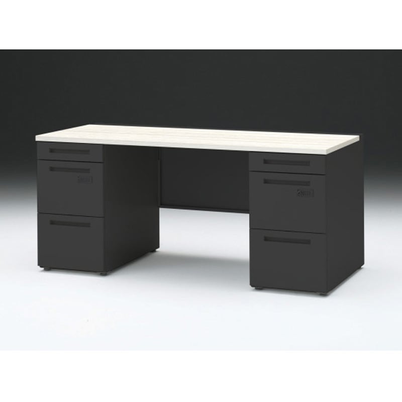 CZR-167KACK-161 CZRデスク 両袖机 ダイヤル錠 センター引出しなし W1600×D700<配送時組立サービス付> イトーキ 高さ720mm幅1599mm  CZR-167KACK-161 82,390円
