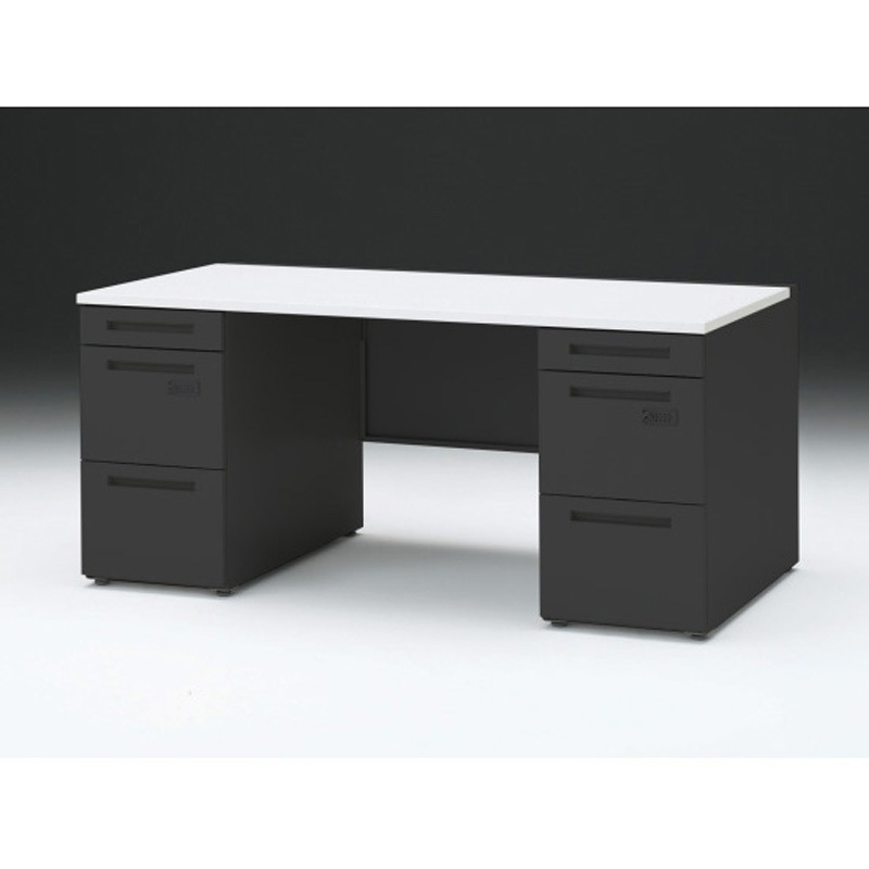 CZR-168KACK-1W9 CZRデスク 両袖机 ダイヤル錠 センター引出しなし W1600×D800<配送時組立サービス付> イトーキ 高さ720mm幅1599mm  CZR-168KACK-1W9