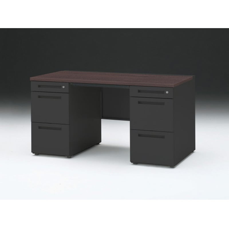 CZR-147BDC-182 CZRデスク 両袖机 ロングレールタイプ センター引出し付 W1400×D700<配送時組立サービス付> イトーキ 高さ720mm幅1399mm  CZR-147BDC-182