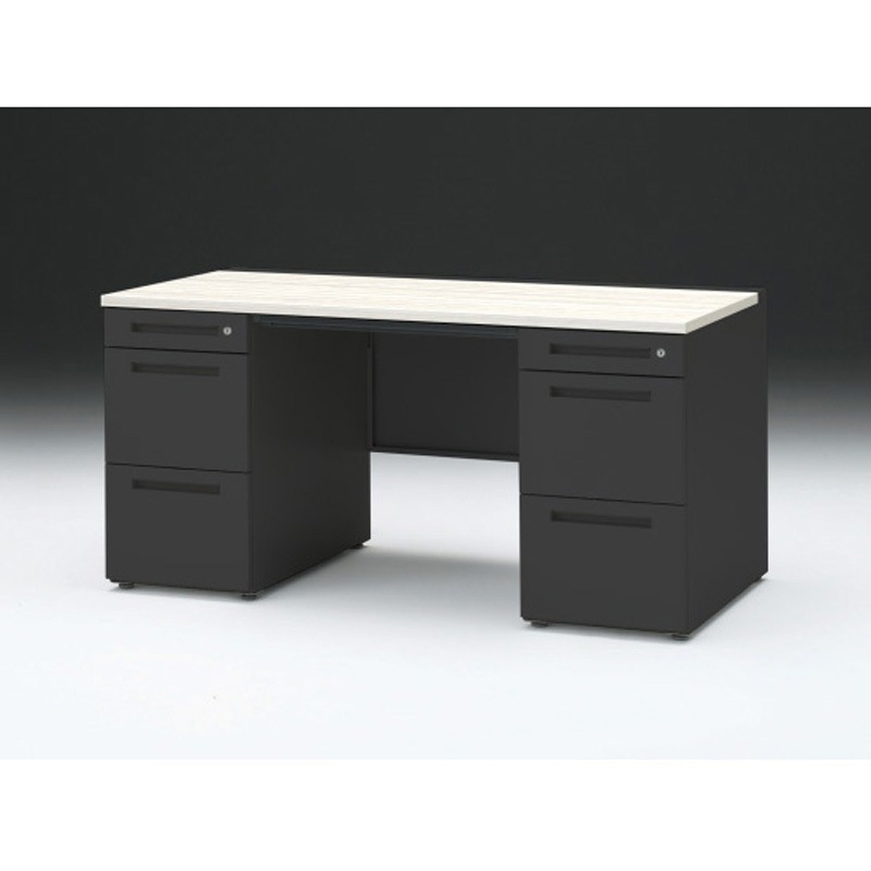 CZR-157BDC-161 CZRデスク 両袖机 ロングレールタイプ センター引出し付 W1500×D700<配送時組立サービス付> イトーキ 高さ720mm幅1499mm  CZR-157BDC-161