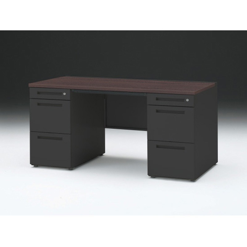 CZR-157BDC-182 CZRデスク 両袖机 ロングレールタイプ センター引出し付 W1500×D700<配送時組立サービス付> イトーキ 高さ720mm幅1499mm  CZR-157BDC-182