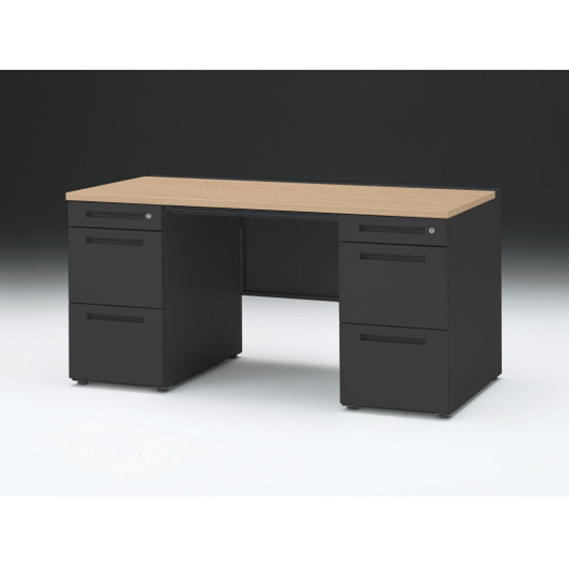 CZR-157BDC-192 CZRデスク 両袖机 ロングレールタイプ センター引出し付 W1500×D700<配送時組立サービス付> イトーキ 高さ720mm幅1499mm  CZR-157BDC-192